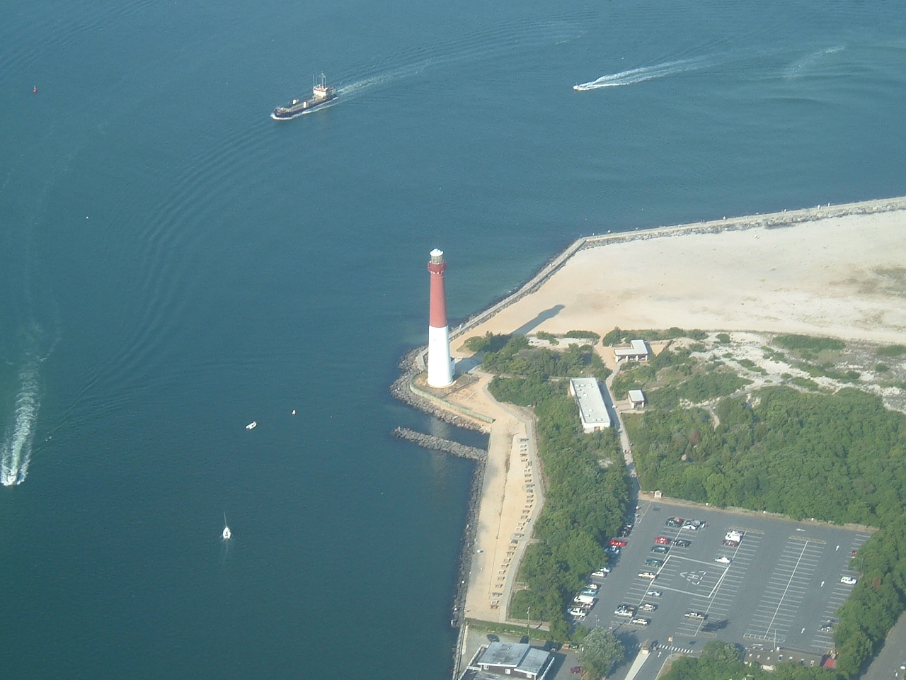 Lighthouse in Barneget NJ — Barnegat Light, New Jersey