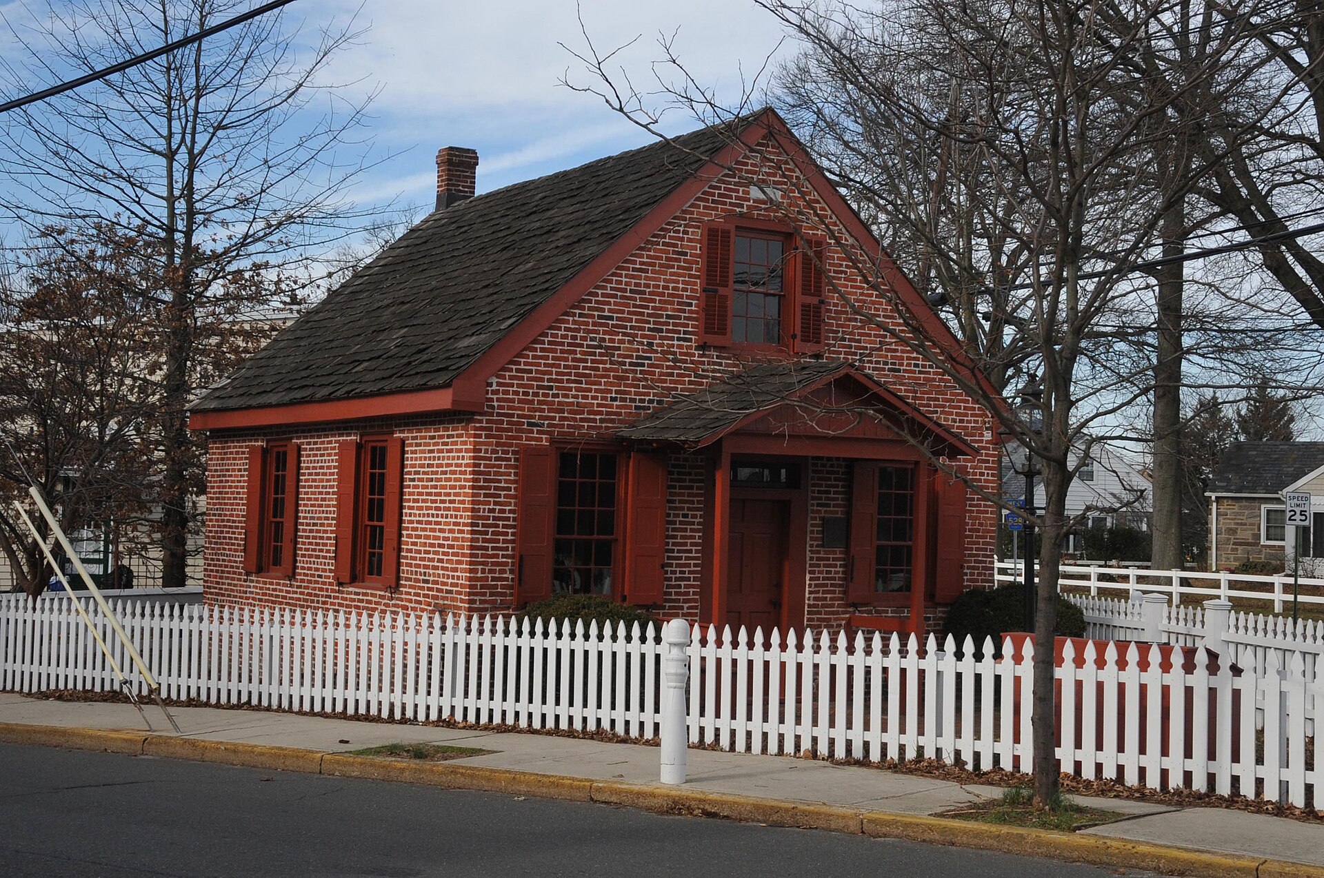 CLARA BARTON SCHOOL; ESTABLISHED IN 1852 AS ONE OF THE EARLIEST FREE SCHOOLS IN NEW JERSEY — Bordentown, New Jersey