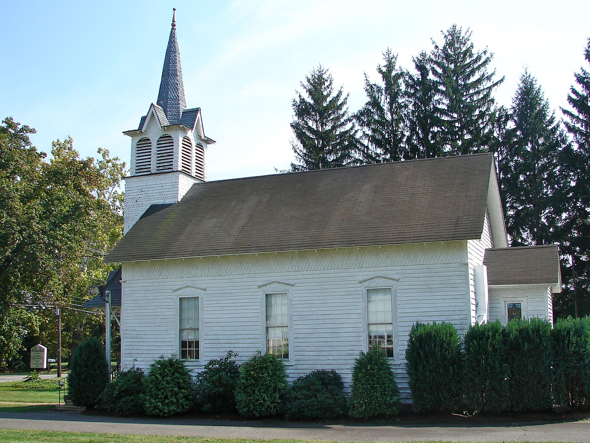 Jacobus Evangelical Lutheran Church on the NRHP since June 9, 1988. — Folsom, New Jersey