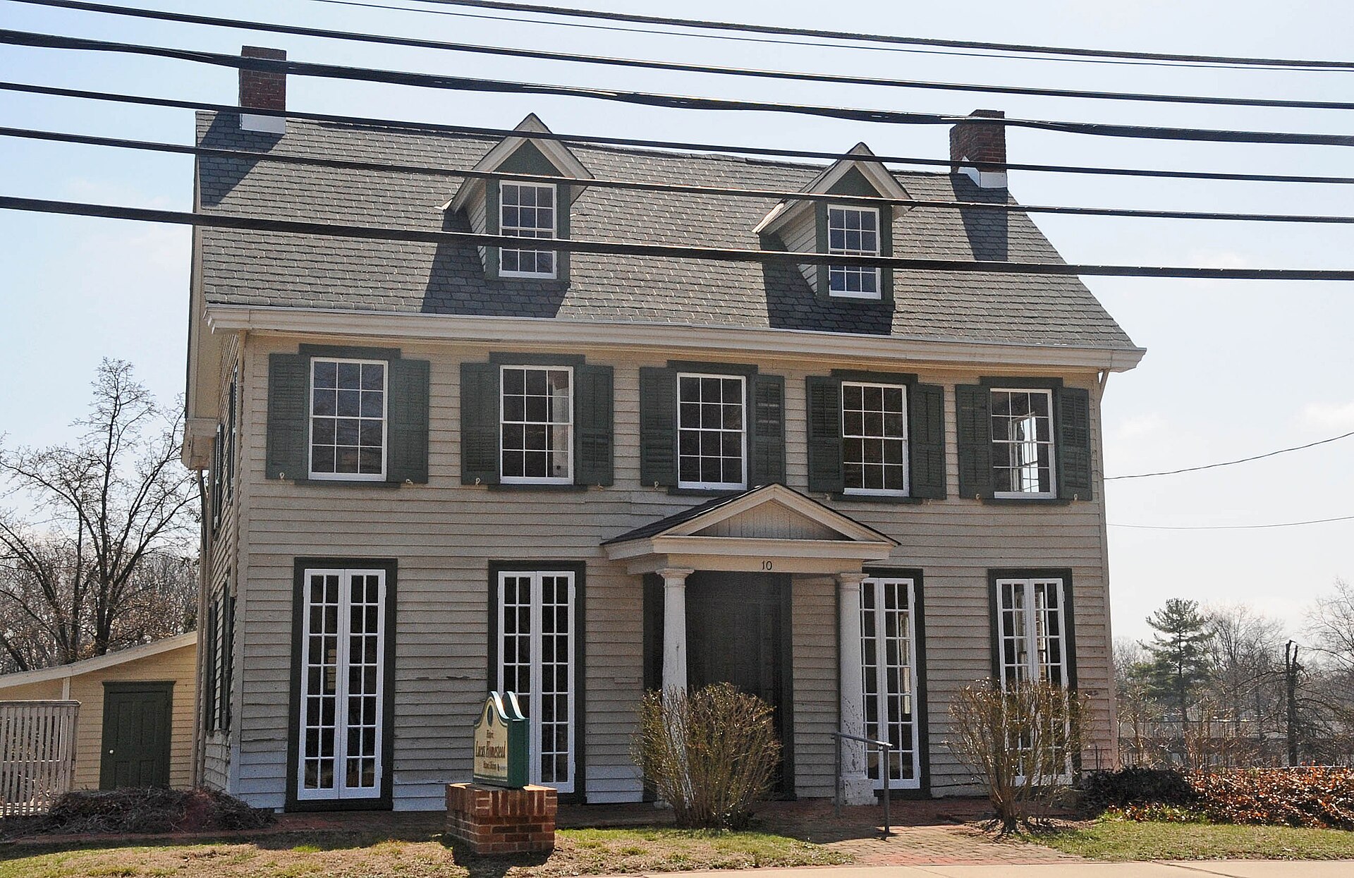 BUILT CIRCA 1856 AS A SUMMER HOME FOR THE LUCAS FAMILY. — Gibbsboro, New Jersey