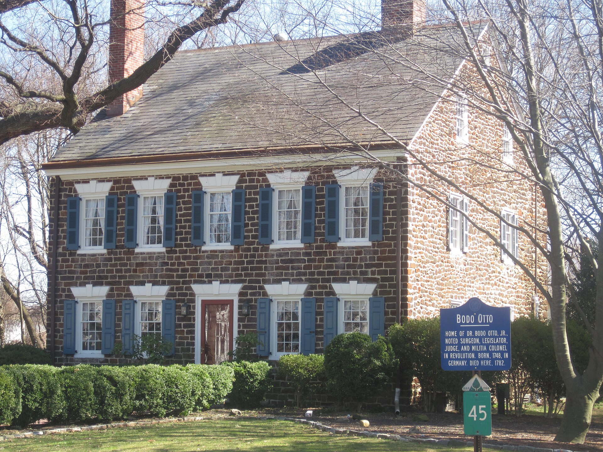 BODO OTTO HOUSE GLOUCESTER CO. NJ — Mickleton, New Jersey