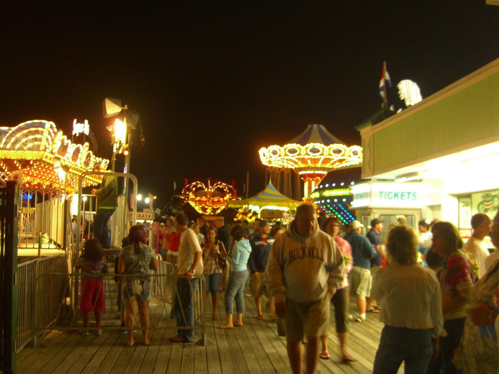The boardwalk at Point Pleasant Beach, New Jersey.