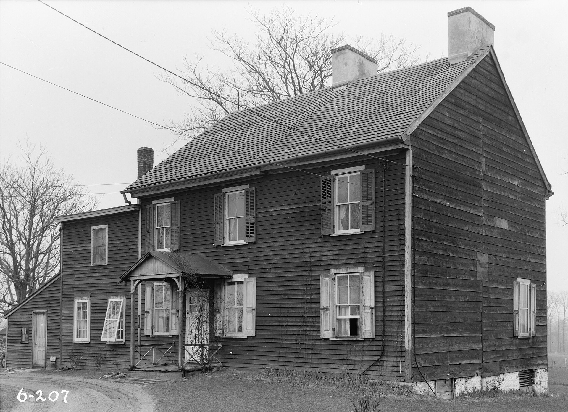 Trimmed version of Historic American Buildings Survey Nathaniel R. — Tavistock, New Jersey