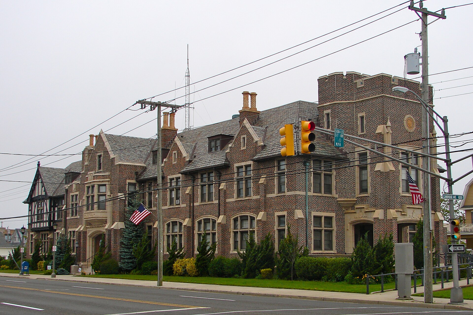 Ventnor City Hall on the NRHP since October 10, 1996. At 6201 Atlantic Ave., Ventnor City, New Jersey.