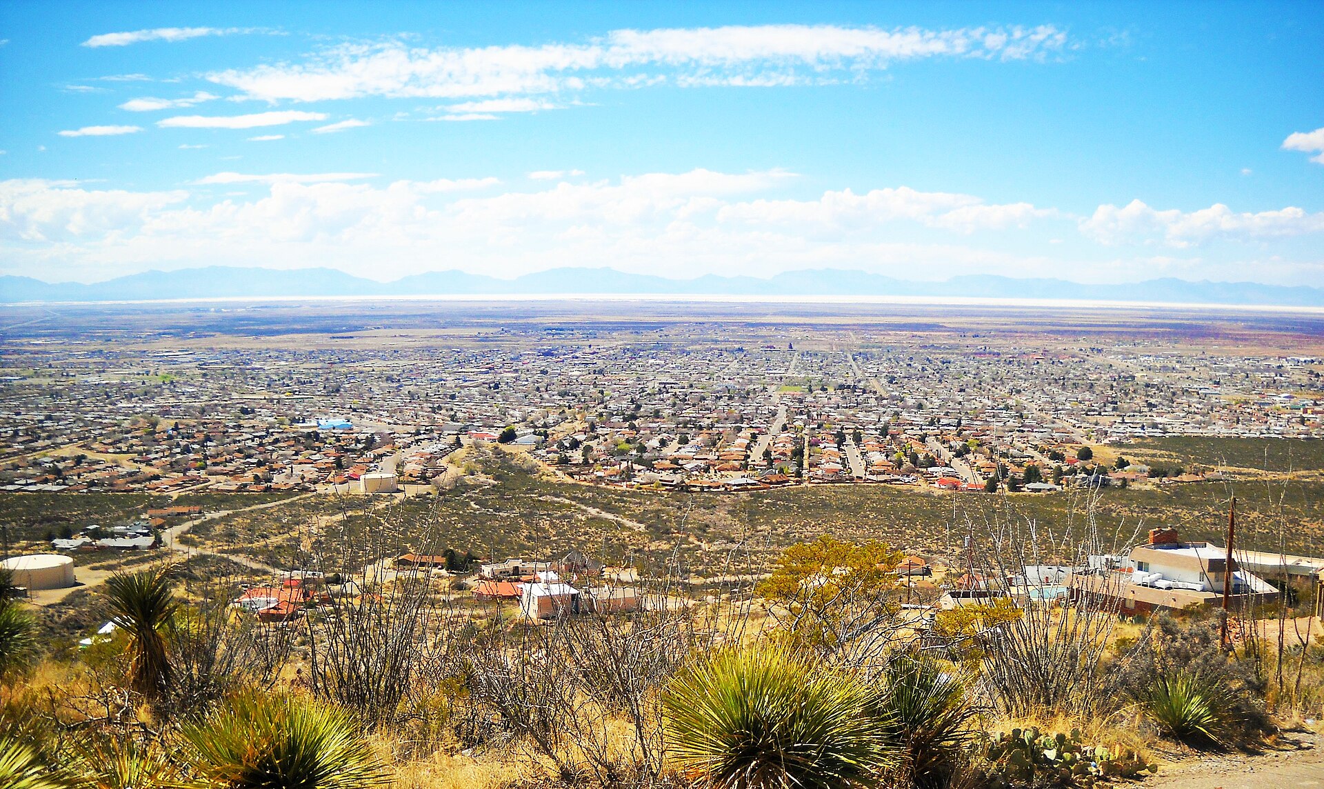 View of Alamogordo from Thunder Rd — New Mexico