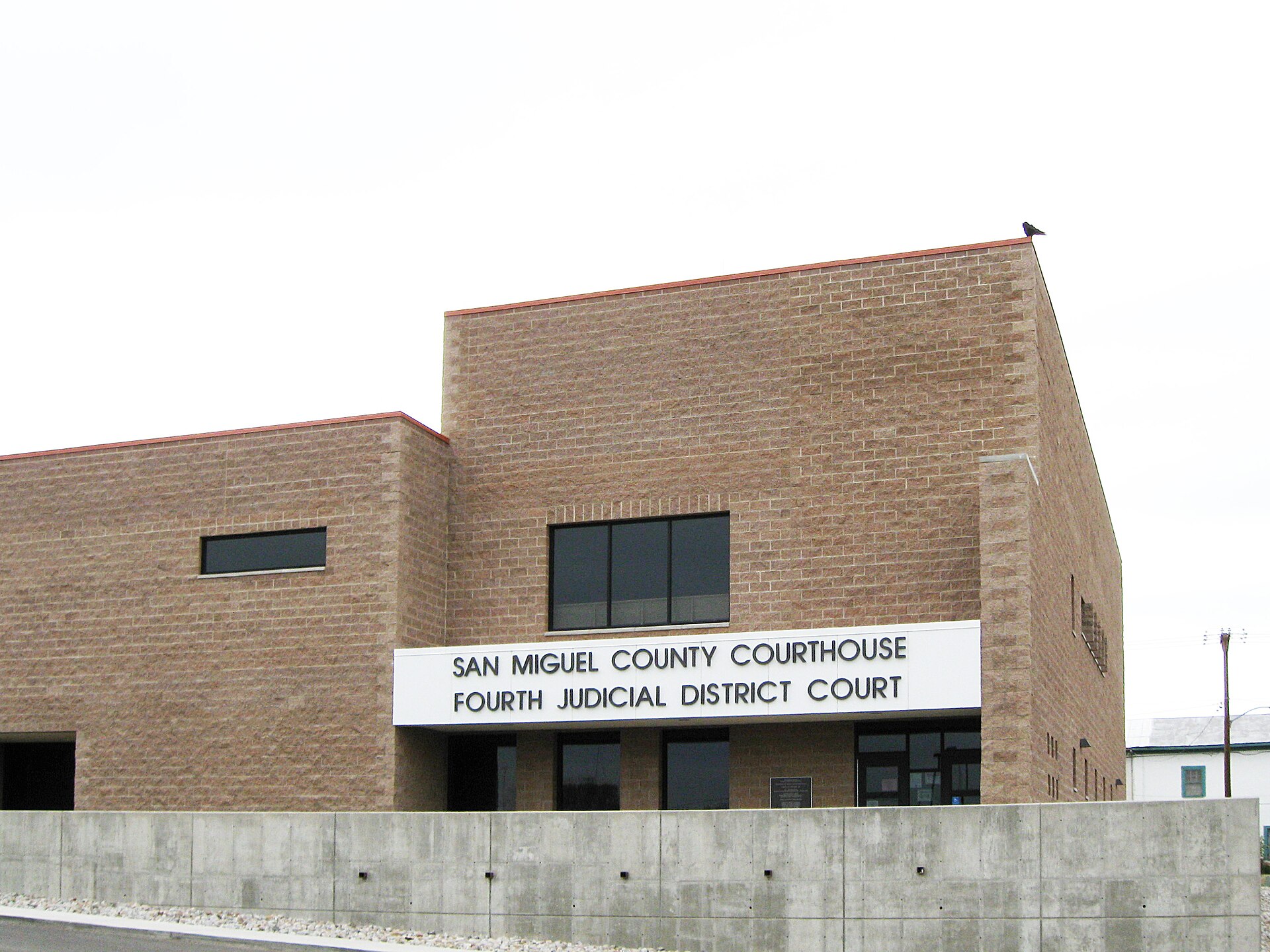San Miguel County (New Mexico) Court House, located at 500 West National Street in Las Vegas, New Mexico.
