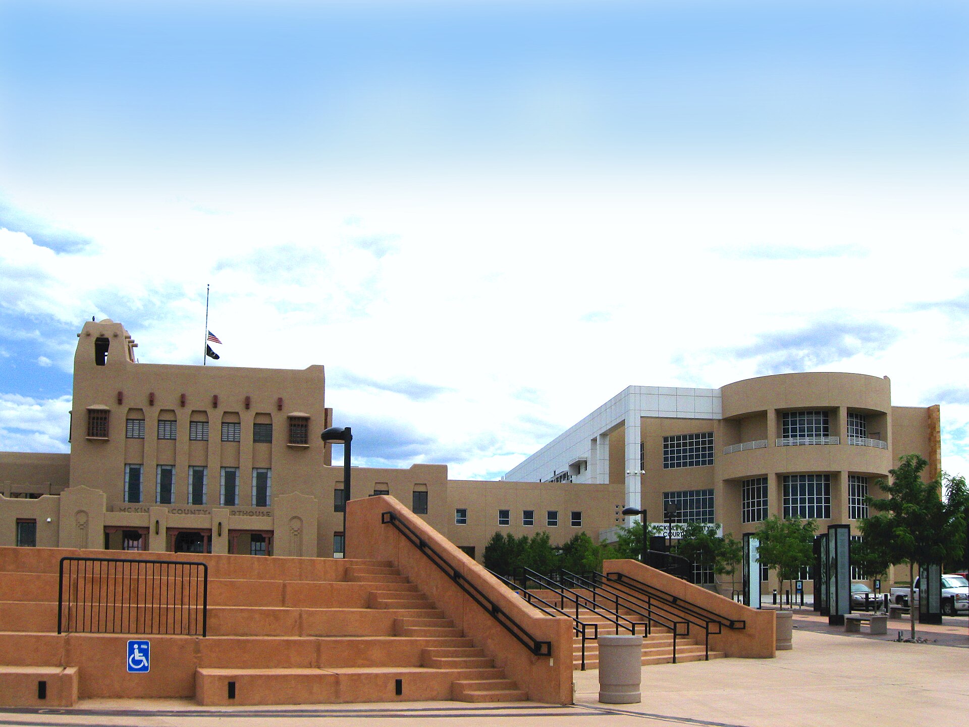 McKinley County (New Mexico) courthouse, located at 207 W. Hill Avenue in Gallup, New Mexico.