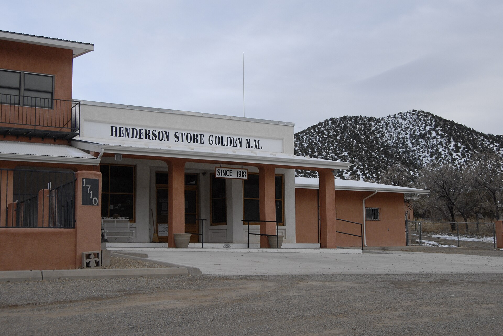 Henderson General Store in Golden, New Mexico