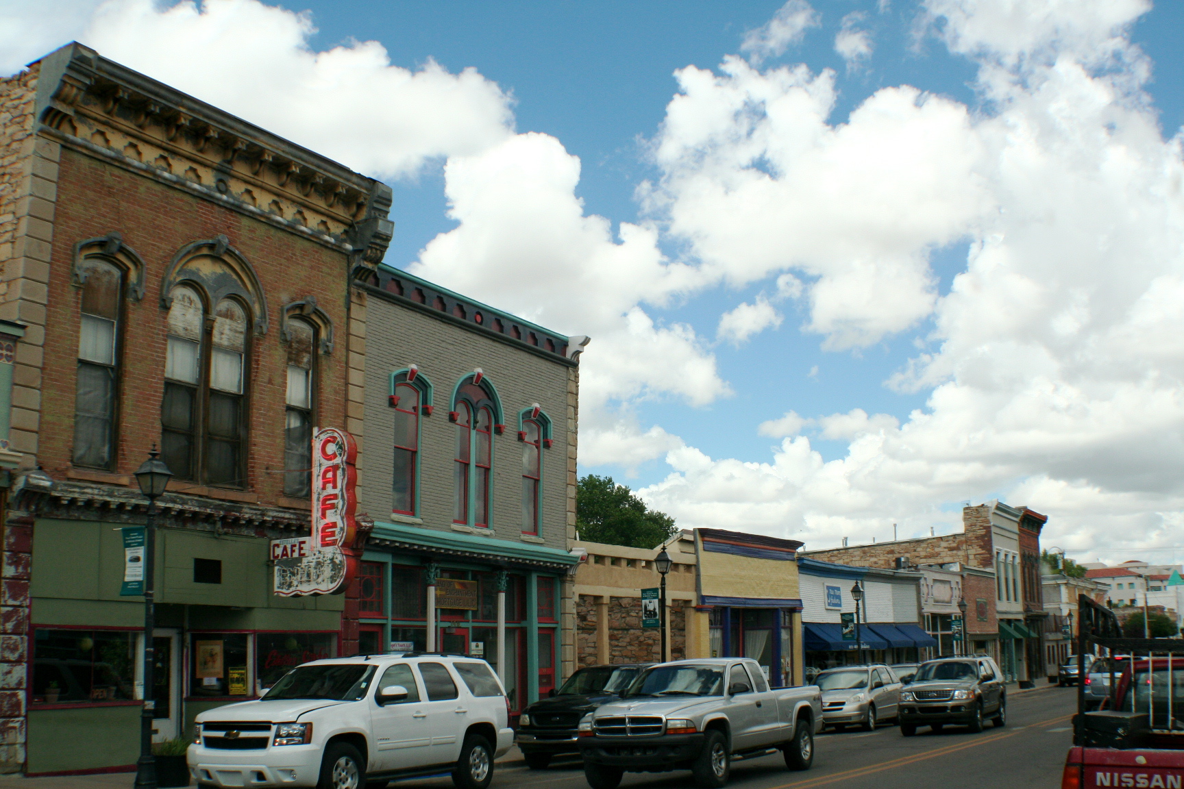 National Avenue in Downtown Las Vegas, New Mexico.