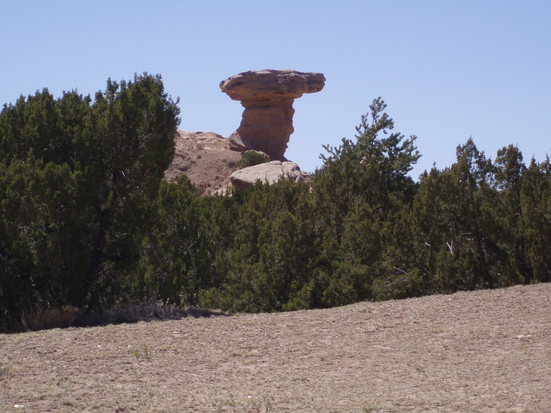 Camel Rock, at Tesuque Pueblo, in New Mexico.