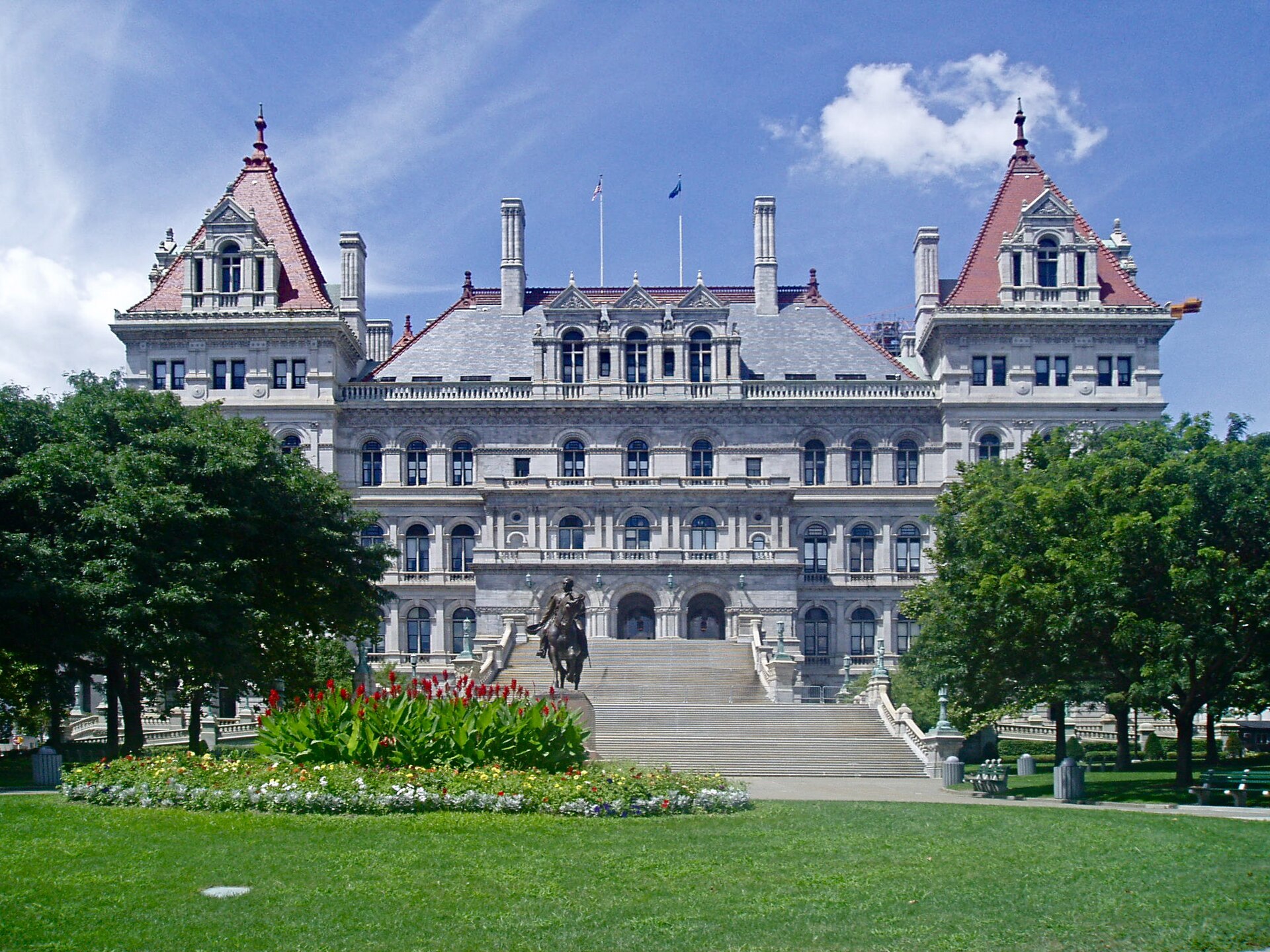 New York State Capitol, located in Albany, New York, United States — Albany County, New York