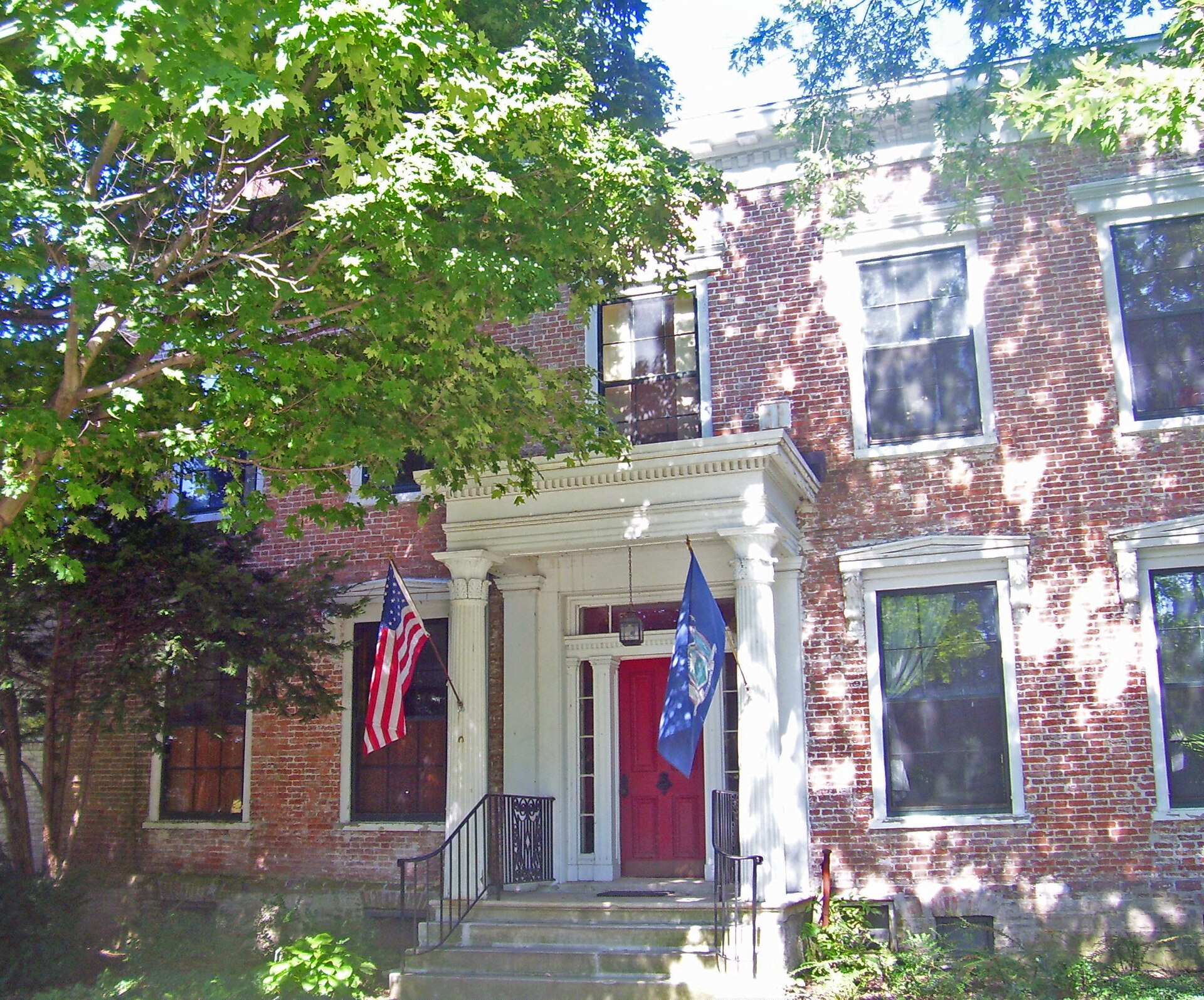 First Columbia County courthouse, Claverack, NY, USA — New York