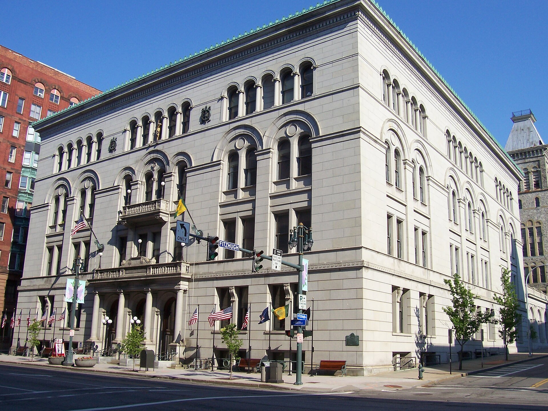 The Gordon A. Howe Monroe County, New York office building in downtown Rochester, New York