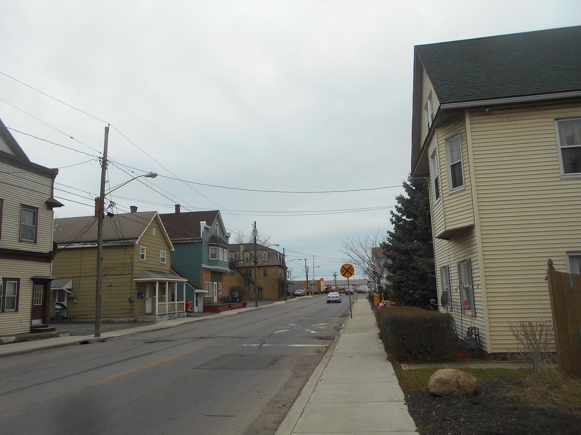 Lake Avenue in Blasdell, New York.