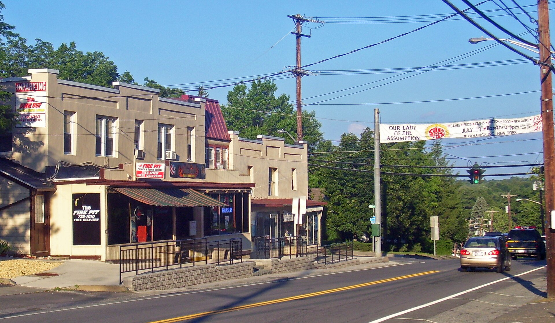 Downtown Bloomingburg, NY, USA — New York