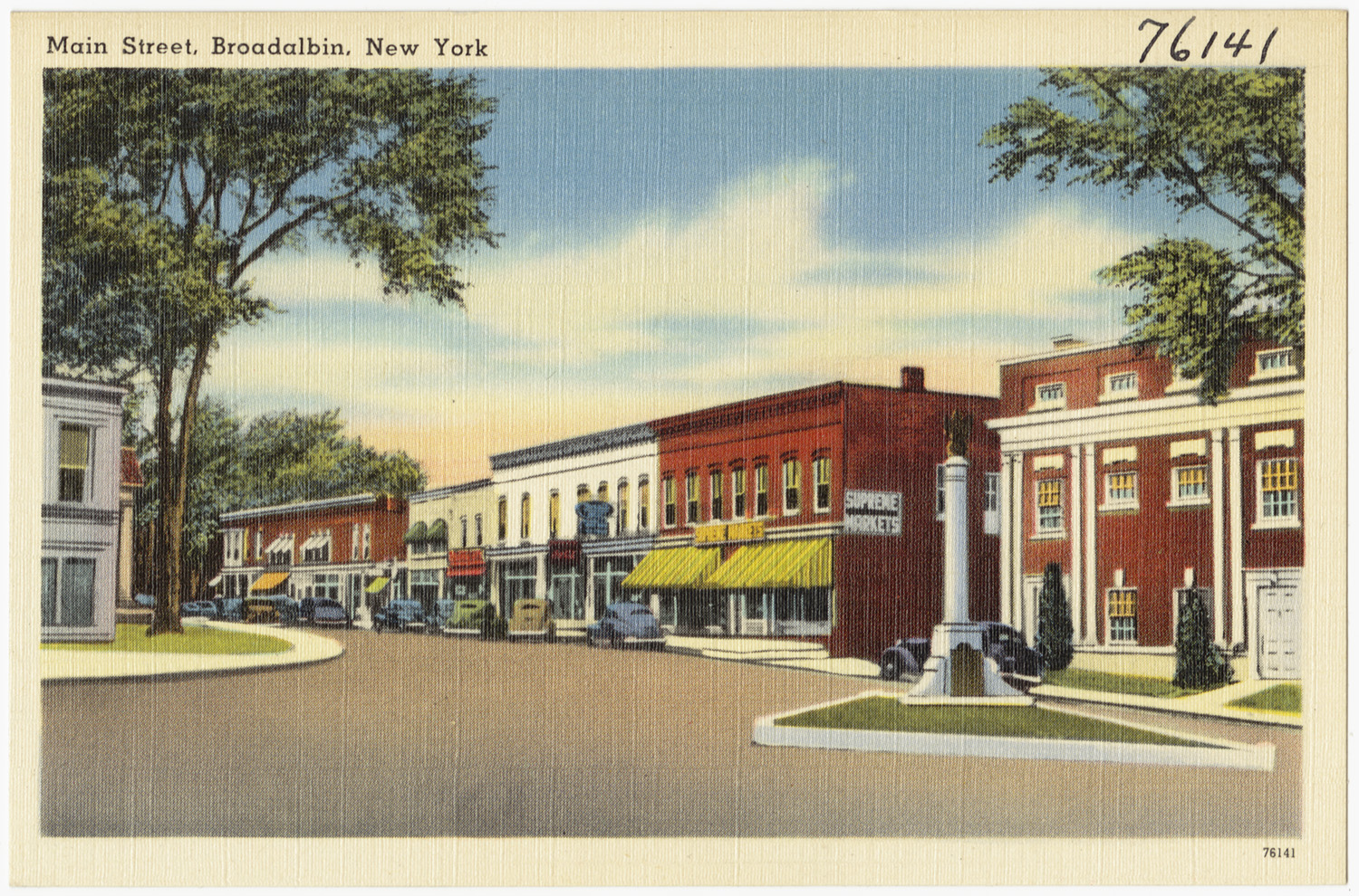 Main Street in Broadalbin, New York