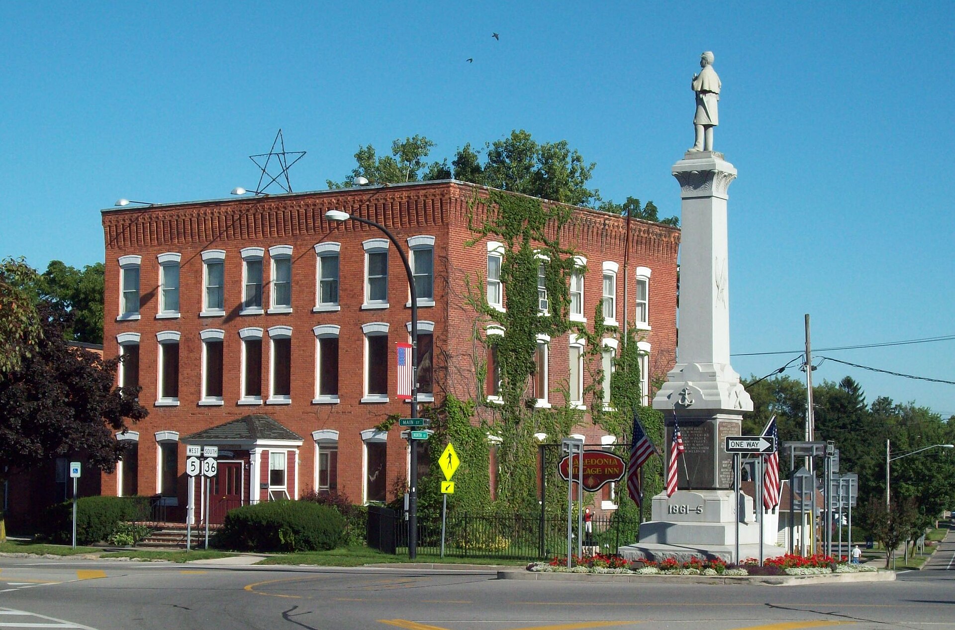 Monument in Caledonia, New York