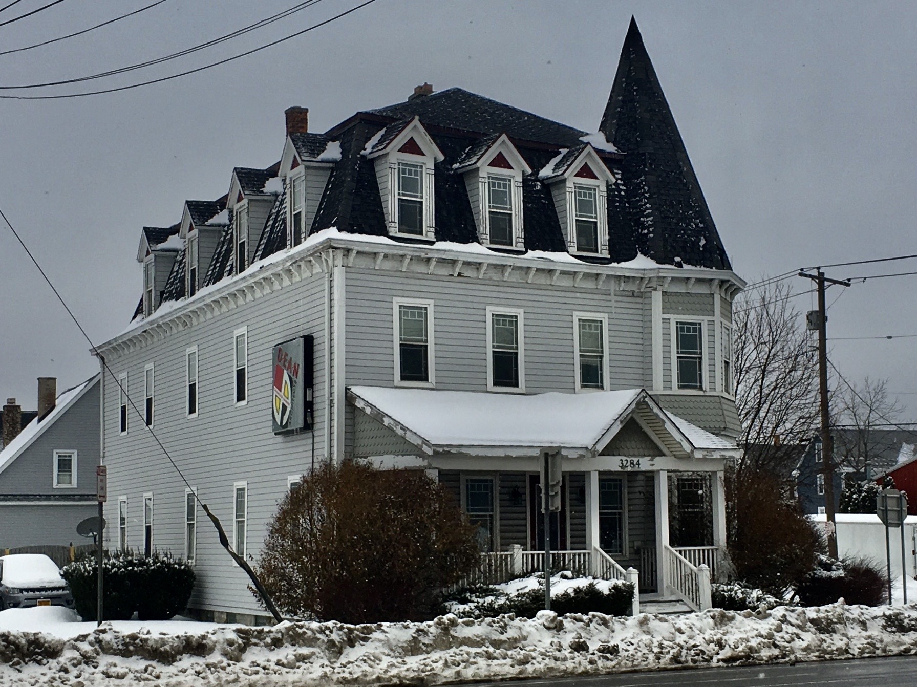 Dean Architects, 3284 Walden Avenue at Tyler Street, Depew, New York, February 2021.