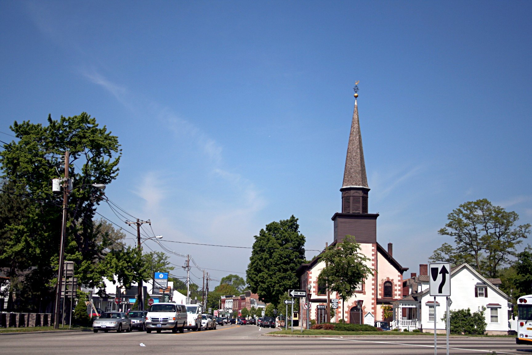 Photograph of the entrance to the Village of Fishkill, New York, United States of America