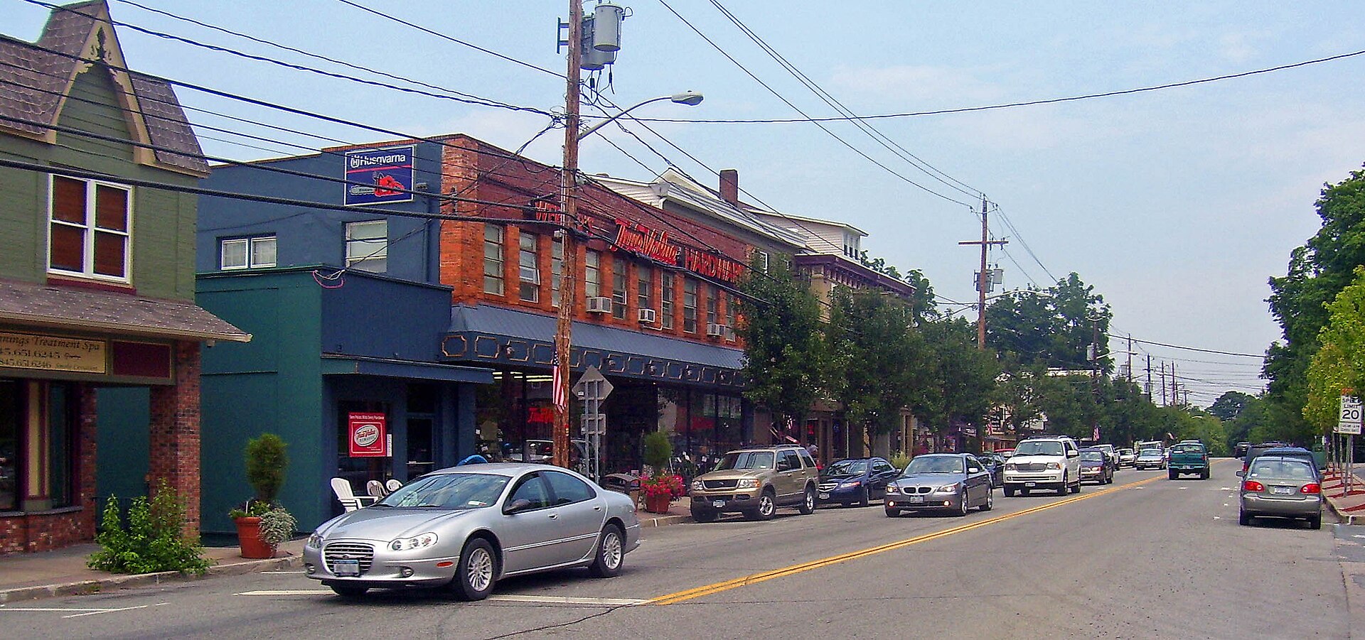 Downtown streets in Florida, New York