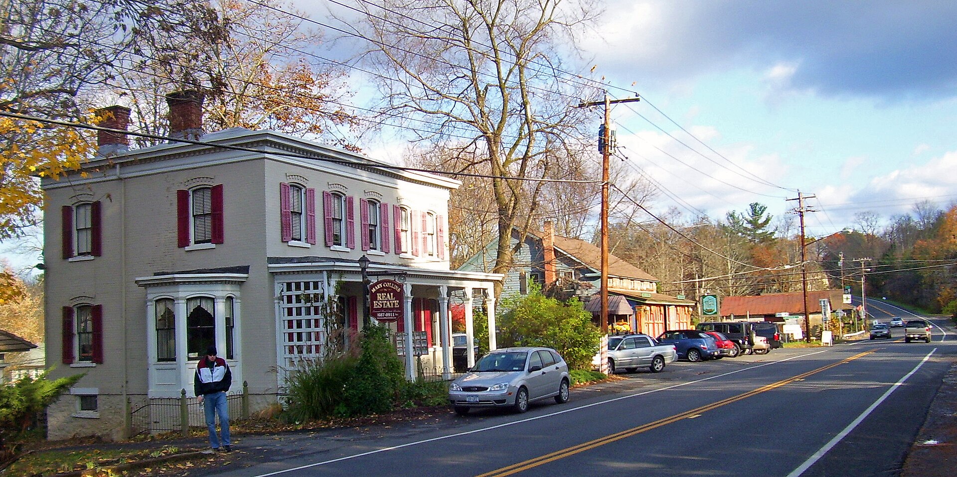 Downtown High Falls, NY, USA — New York