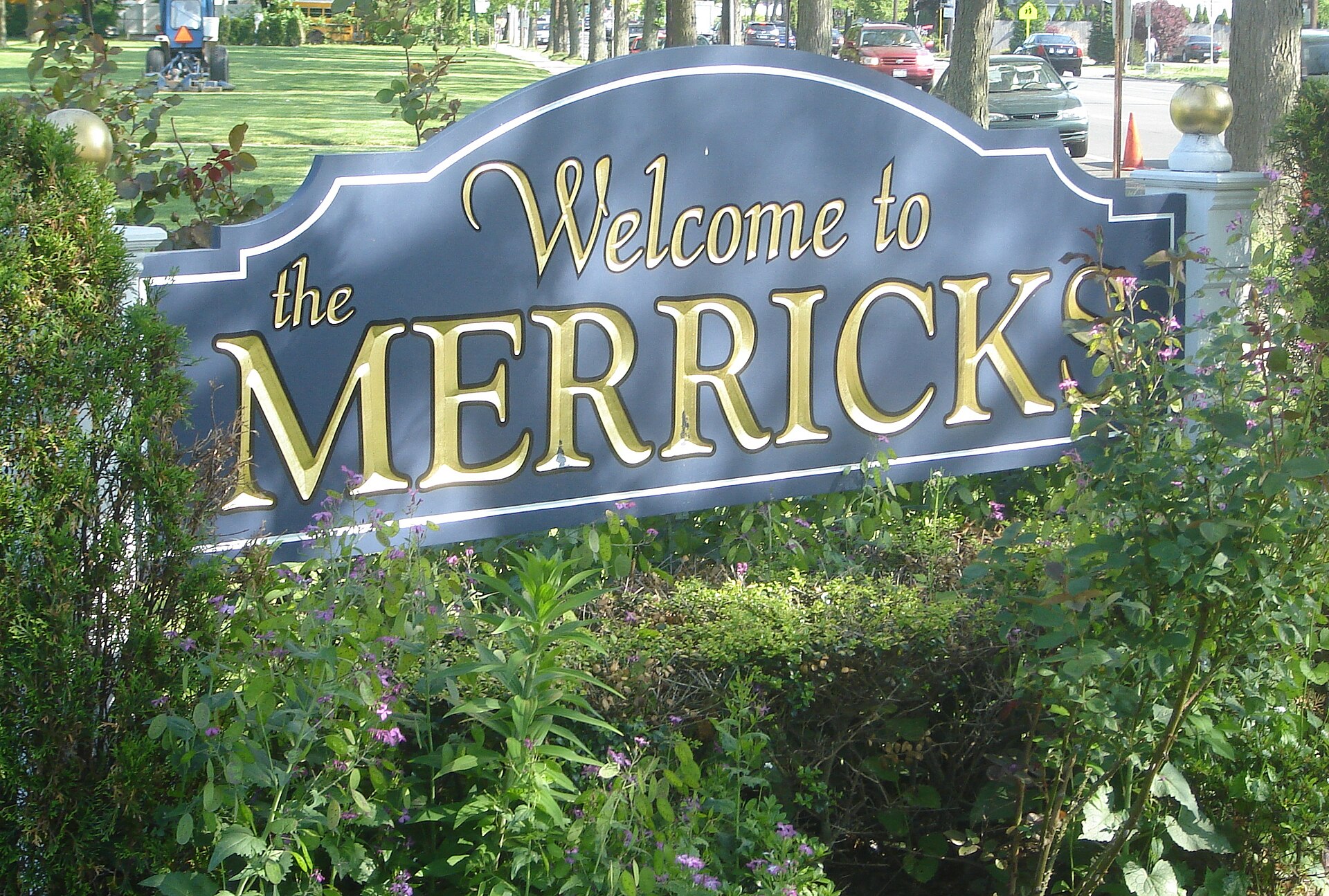 Welcome to The Merricks Sign on Merrick Ave. — New York