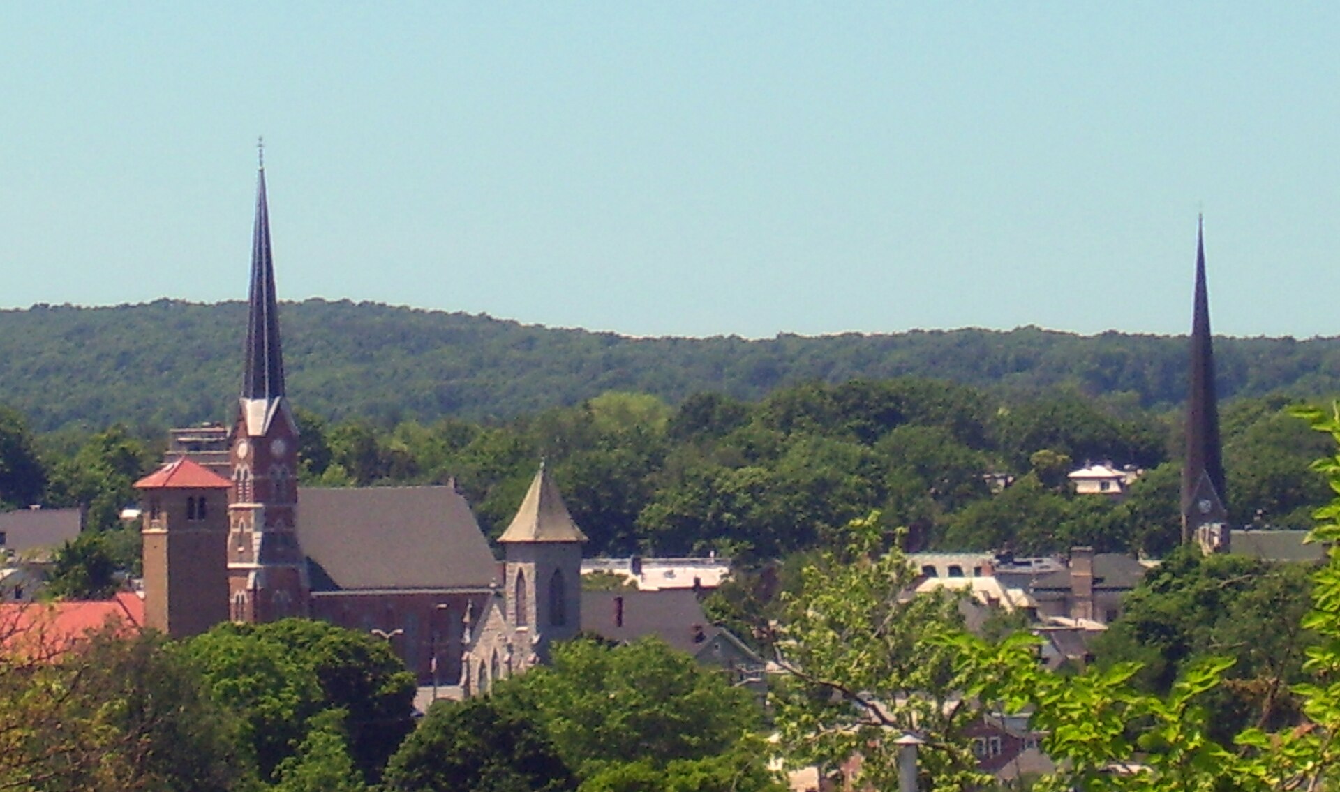 Skyline in Middletown, New York