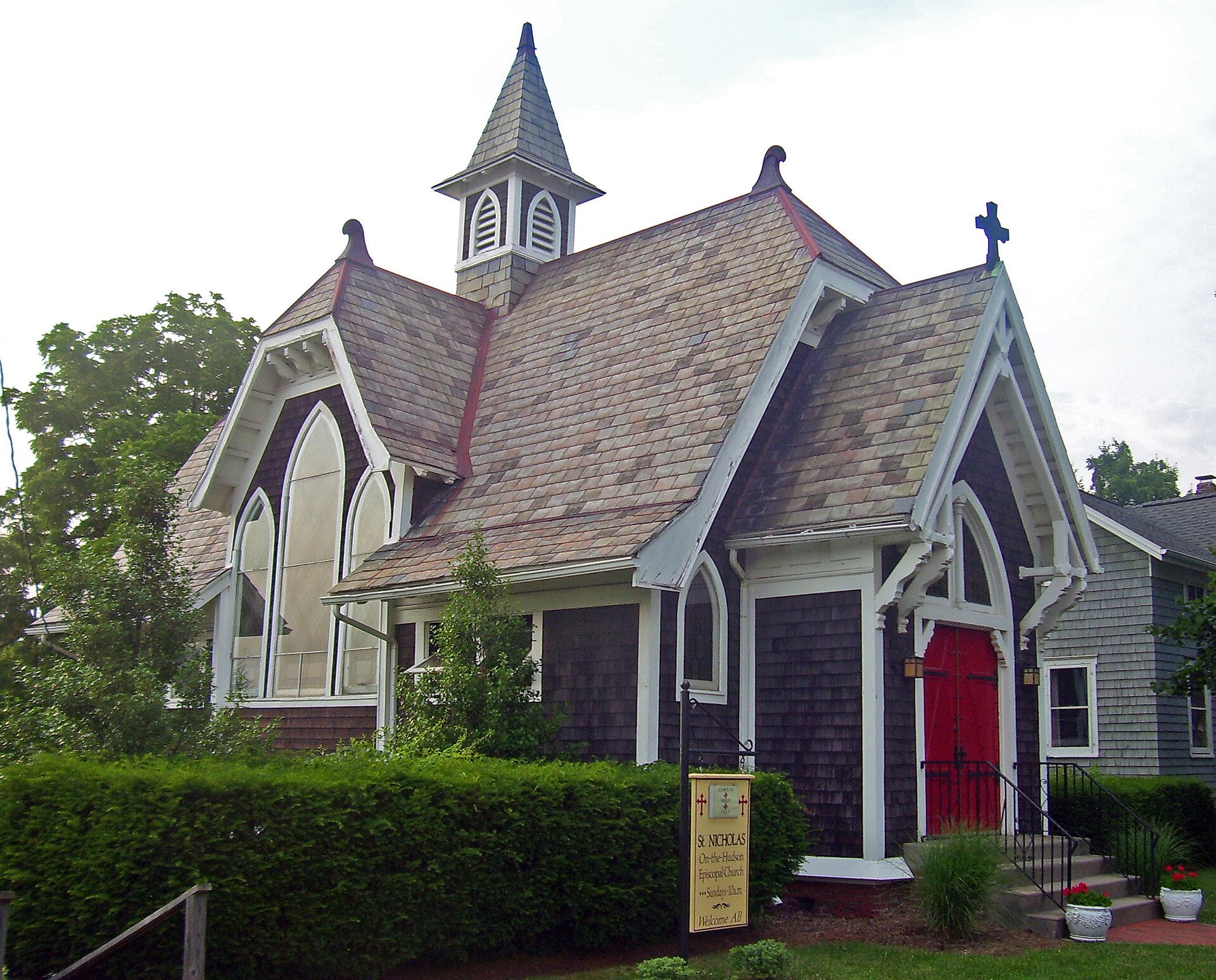 Zion Memorial Chapel, now St. Nicholas-on-the-Hudson, New Hamburg, NY, USA — New York