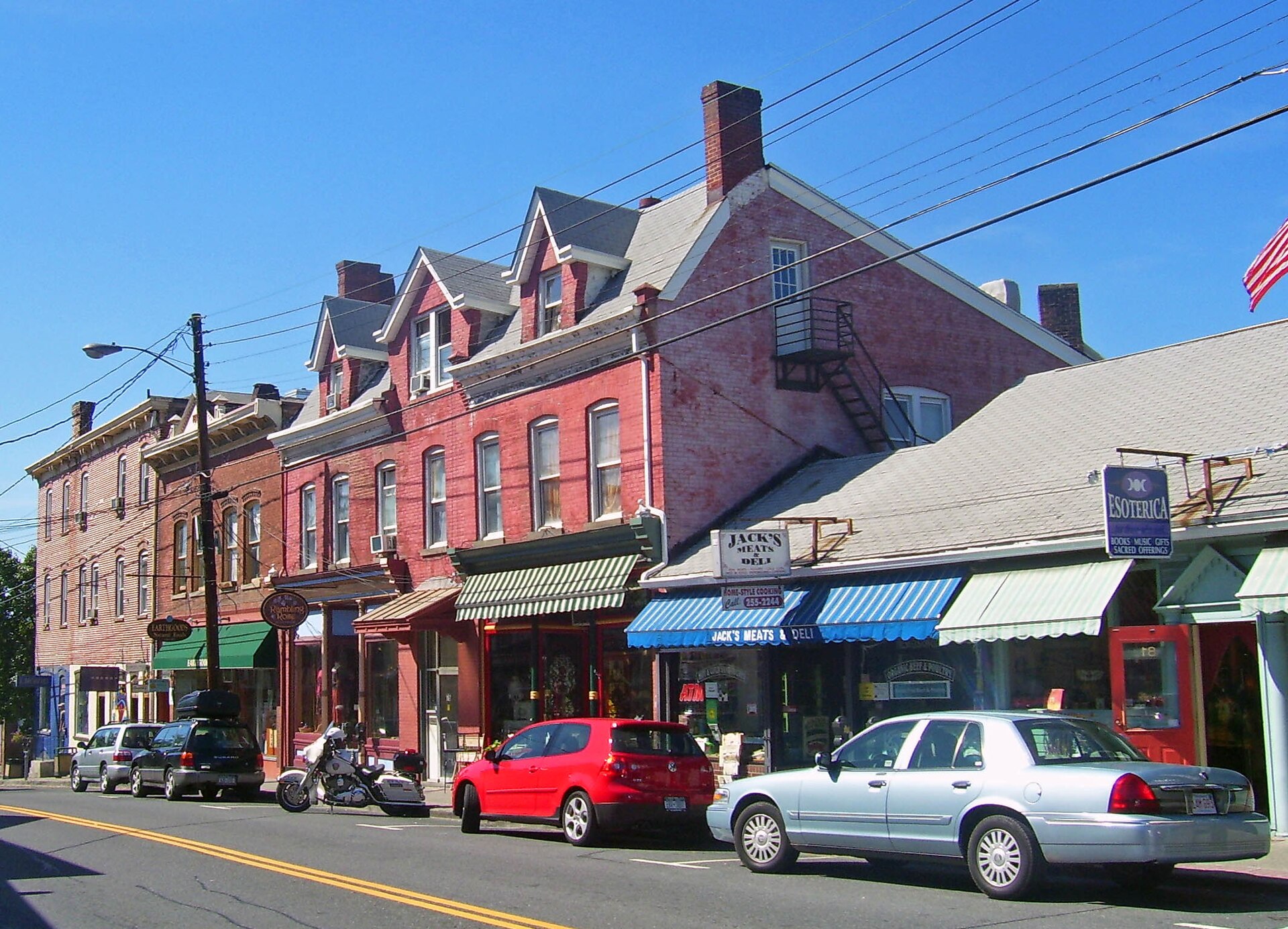 Main Street in New Paltz, New York