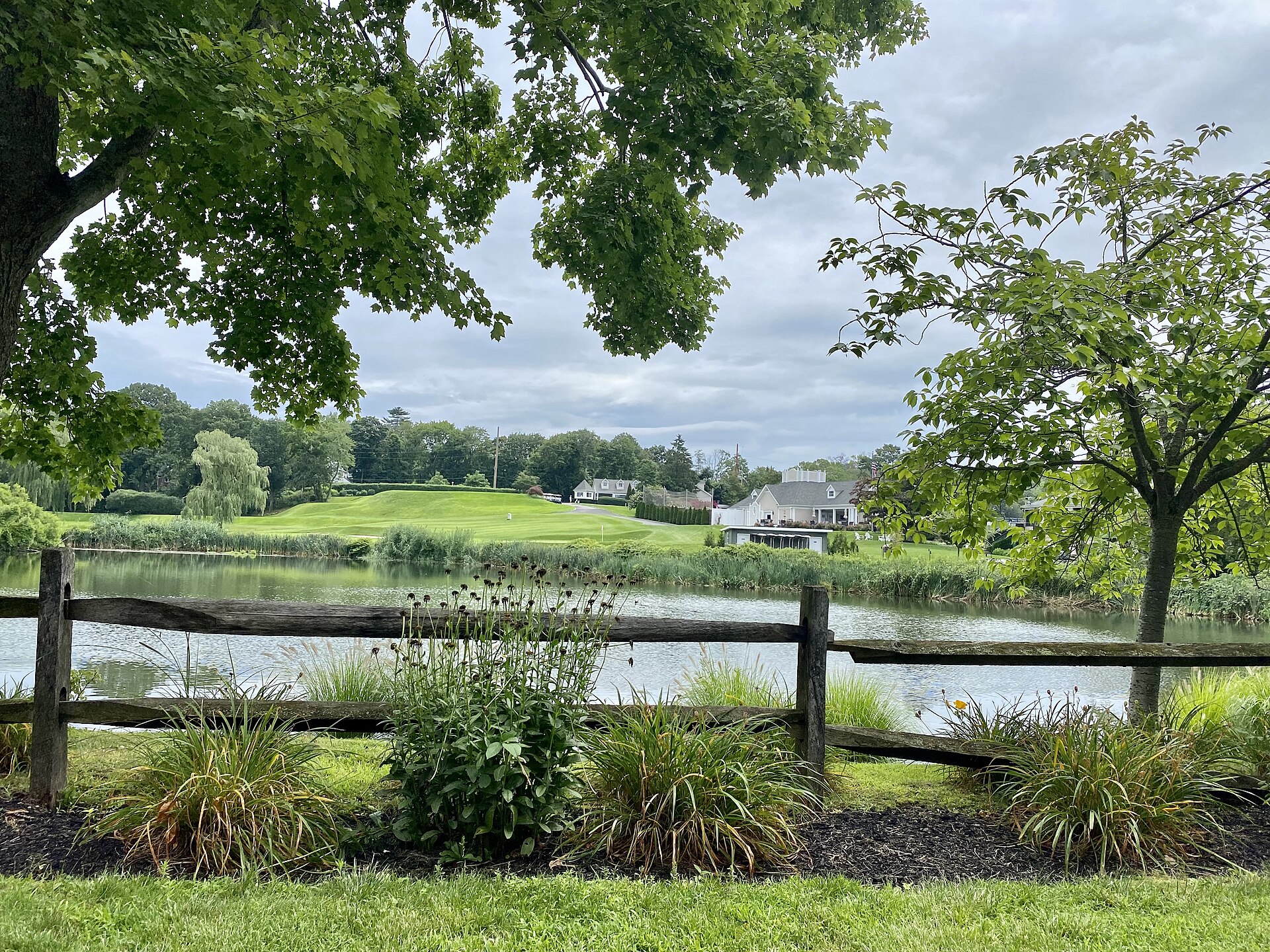 The Plandome Country Club, in Plandome, on Long Island, in New York on August 8, 2021. — Plandome Manor, New York
