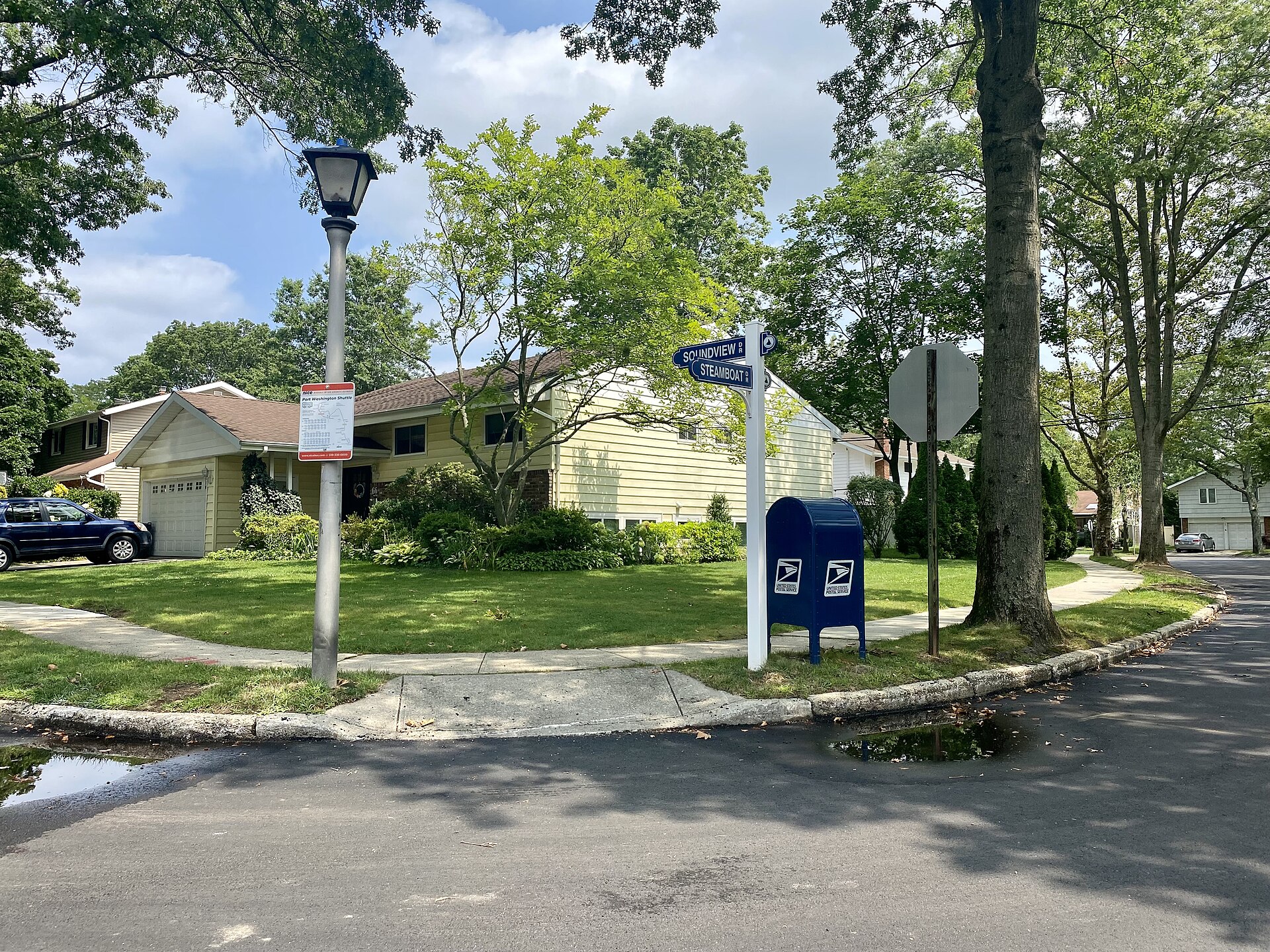 The Soundview Village subdivision in the Incorporated Village of Port Washington North, Long Island, New York on August 10, 2021.