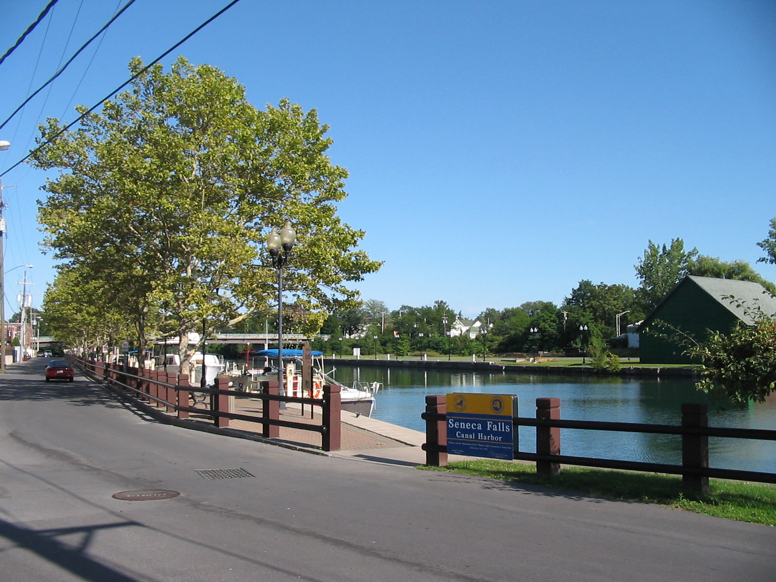 Waterfall in Seneca Falls, New York