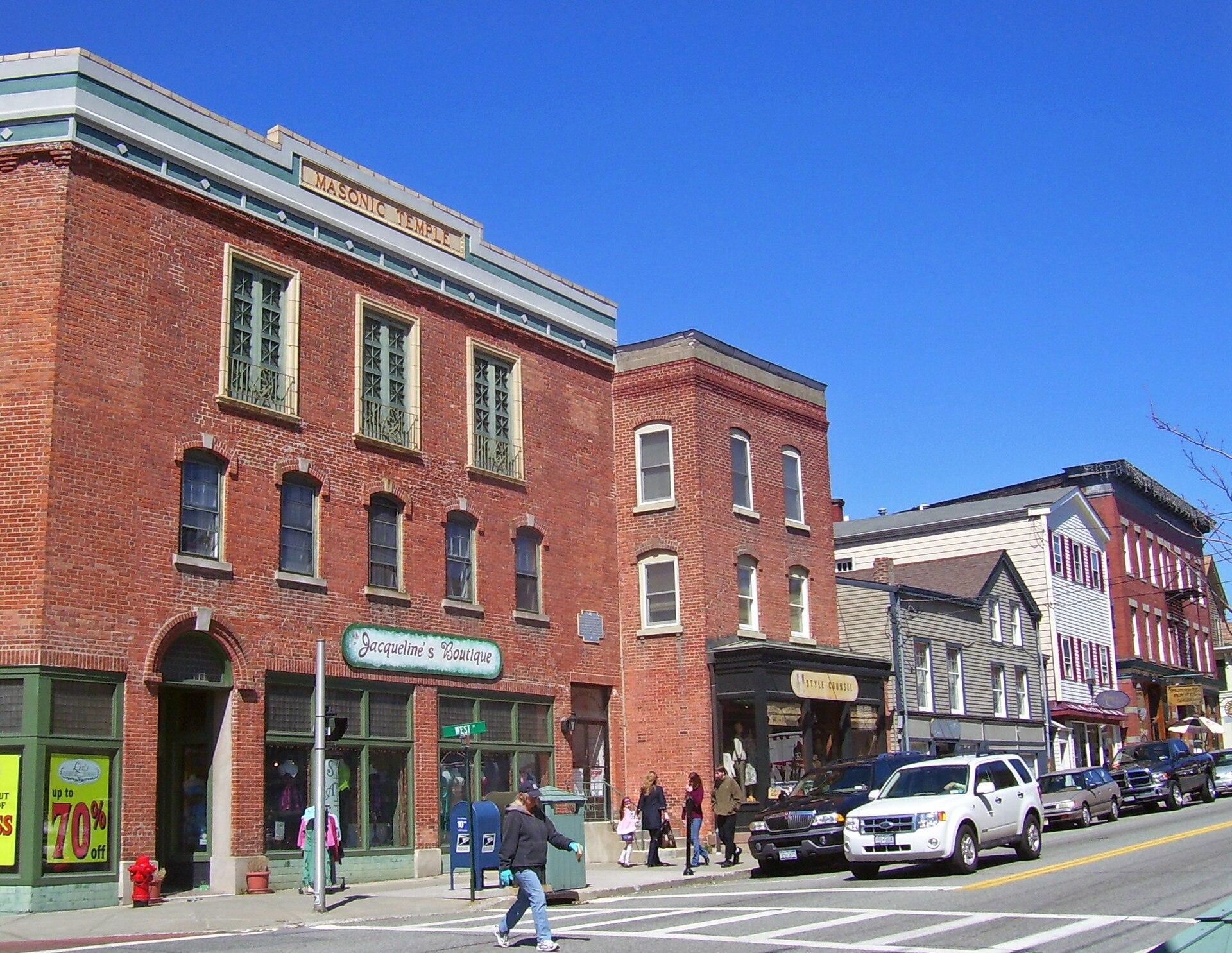 Main Street in Warwick, New York