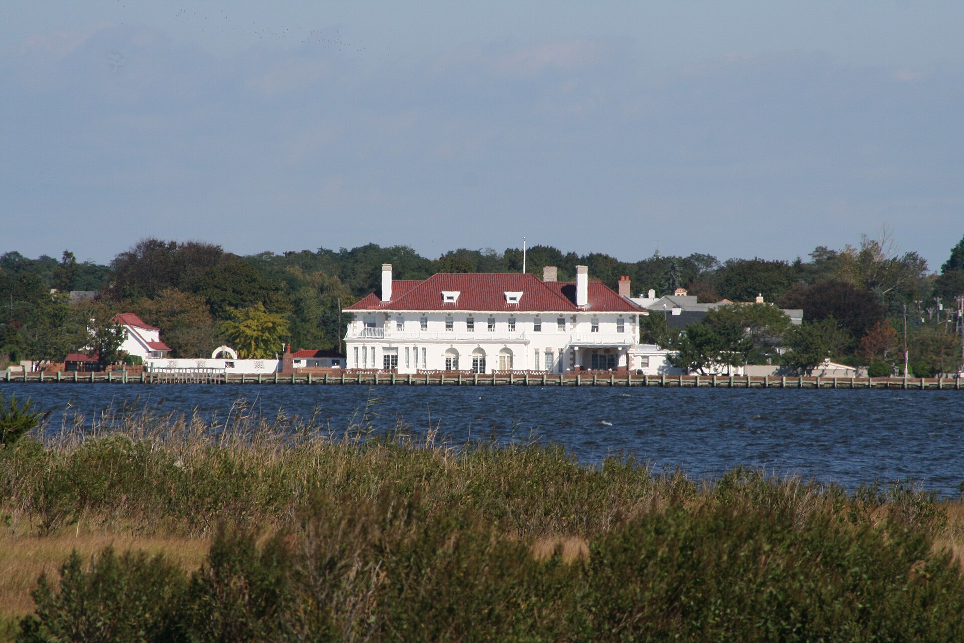 One of the inland waterways in Westhampton, New York