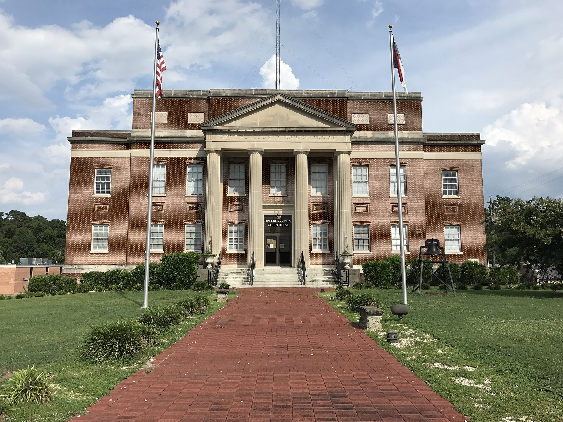 Greene County Courthouse in Snow Hill, North Carolina