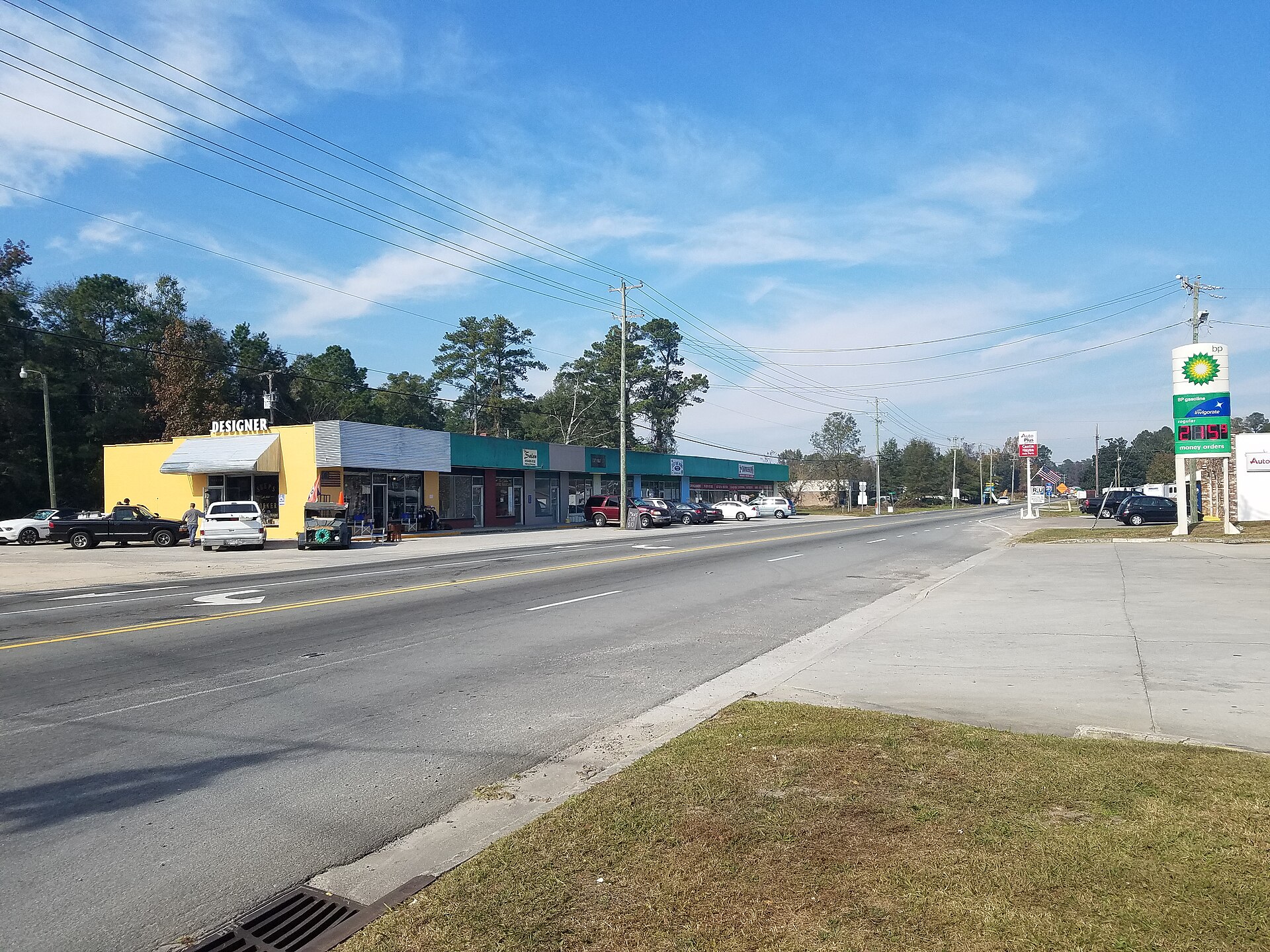 Central area of Castle Hayne, North Carolina