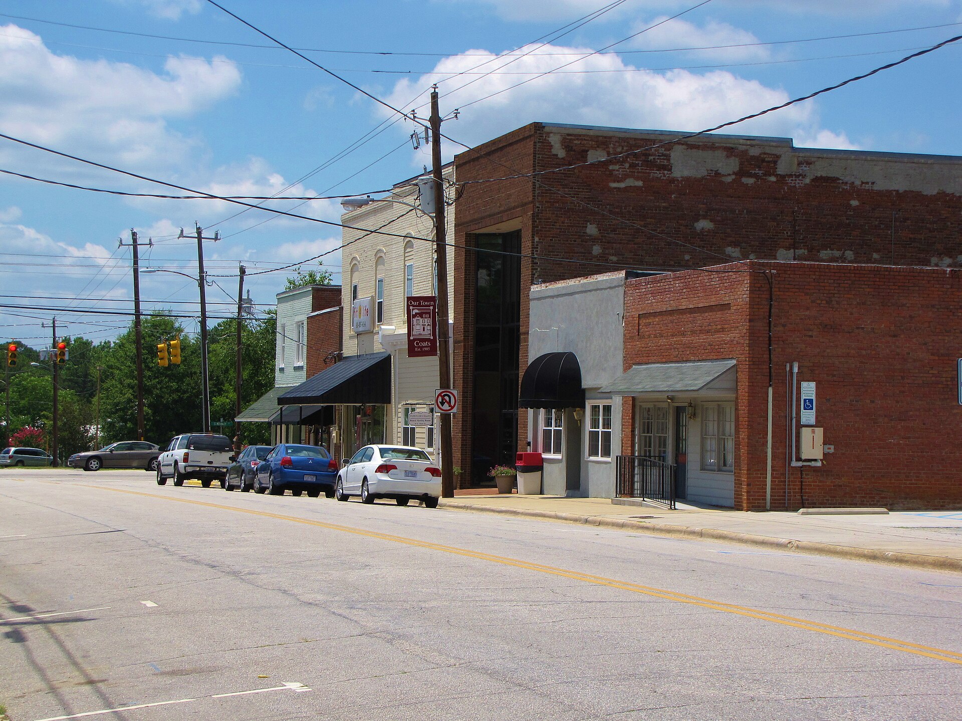 Main Street in Coats North Carolina