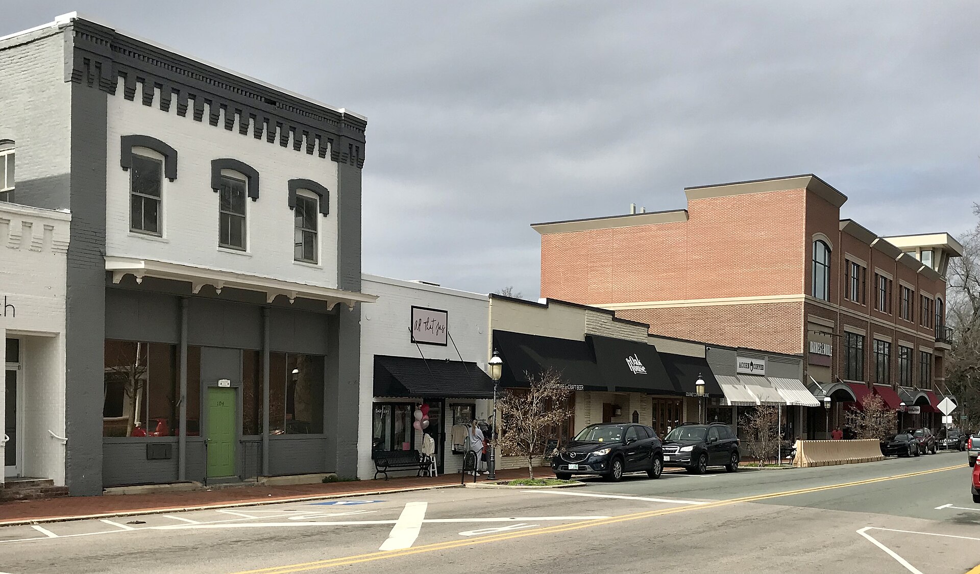 North Williamson Avenue in downtown Elon, North Carolina