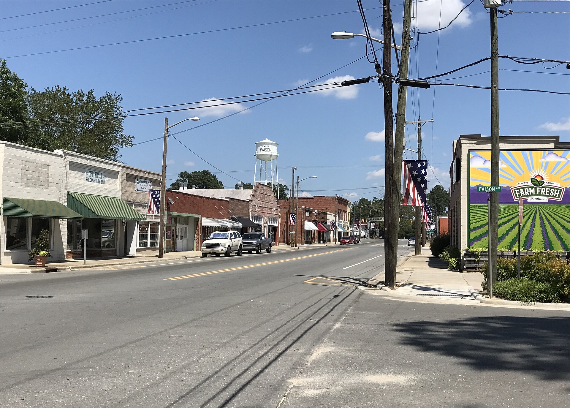 Downtown Faison as seen from West Main Street — North Carolina
