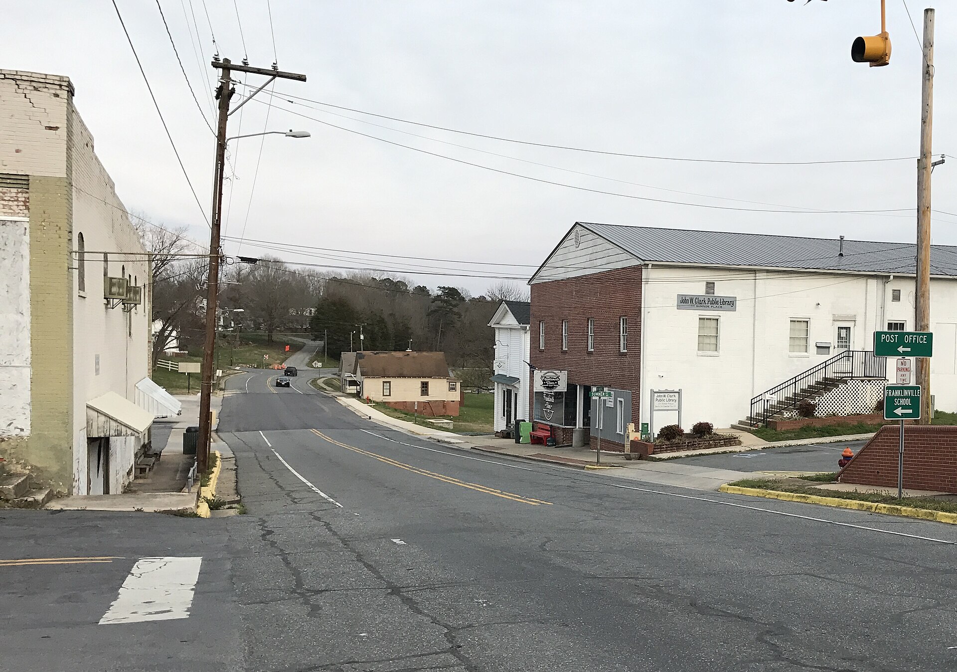 Downtown Franklinville, North Carolina