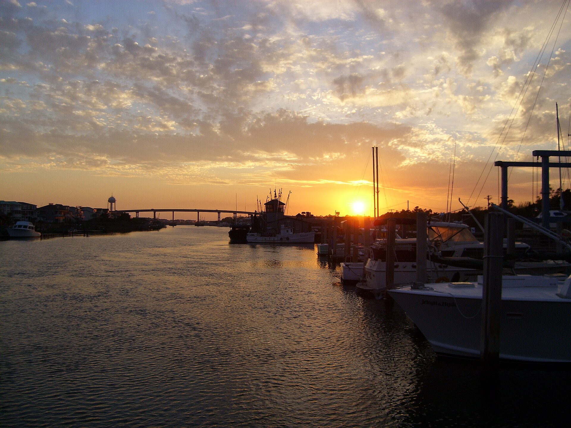Holden Beach, NC (taken at Betty's Waterfront Restaurant) — North Carolina
