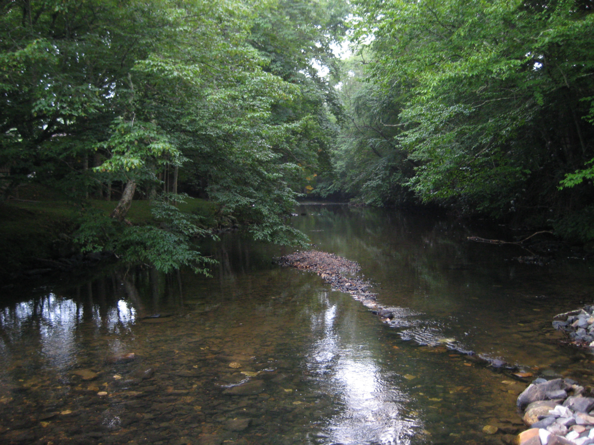 Linville River in Linville, North Carolina