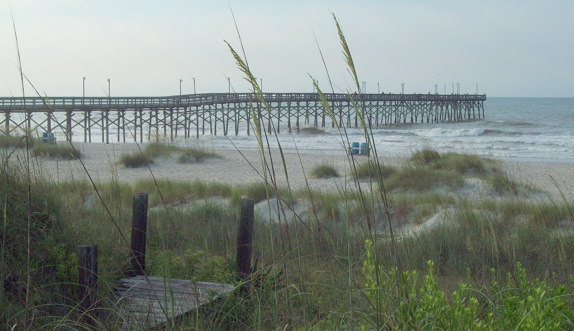 Fishing Pier at Ocean Isle Beach NC, June 2010 — North Carolina