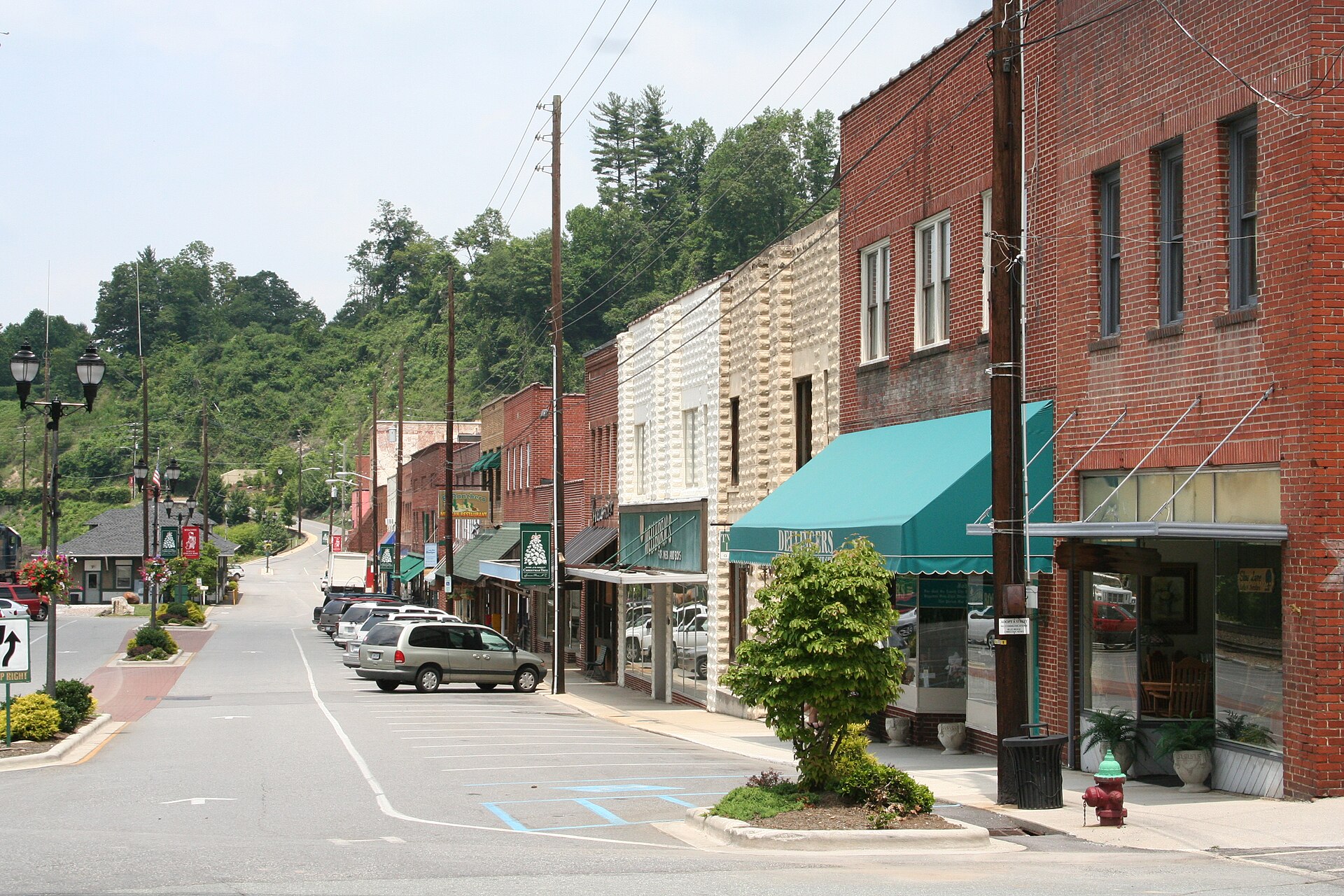 Down town Spruce Pine around Noon — North Carolina