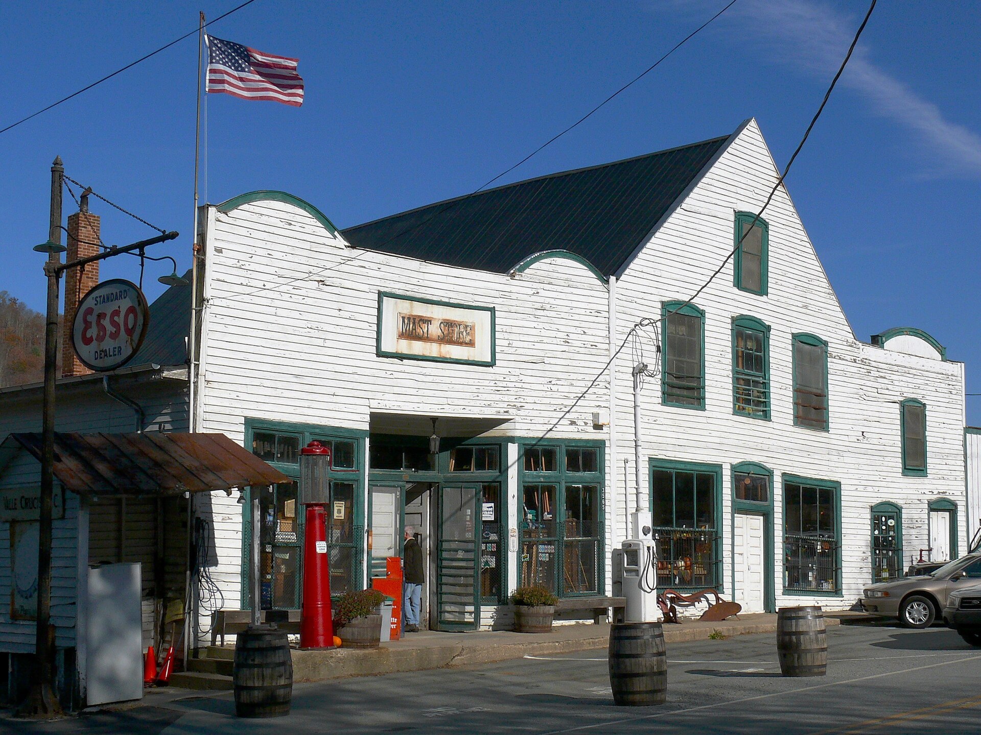 The original Mast General Store location in Valle Crucis.Photo taken with a Panasonic Lumix DMC-FZ50 in Watauga County, NC, USA. — North Carolina