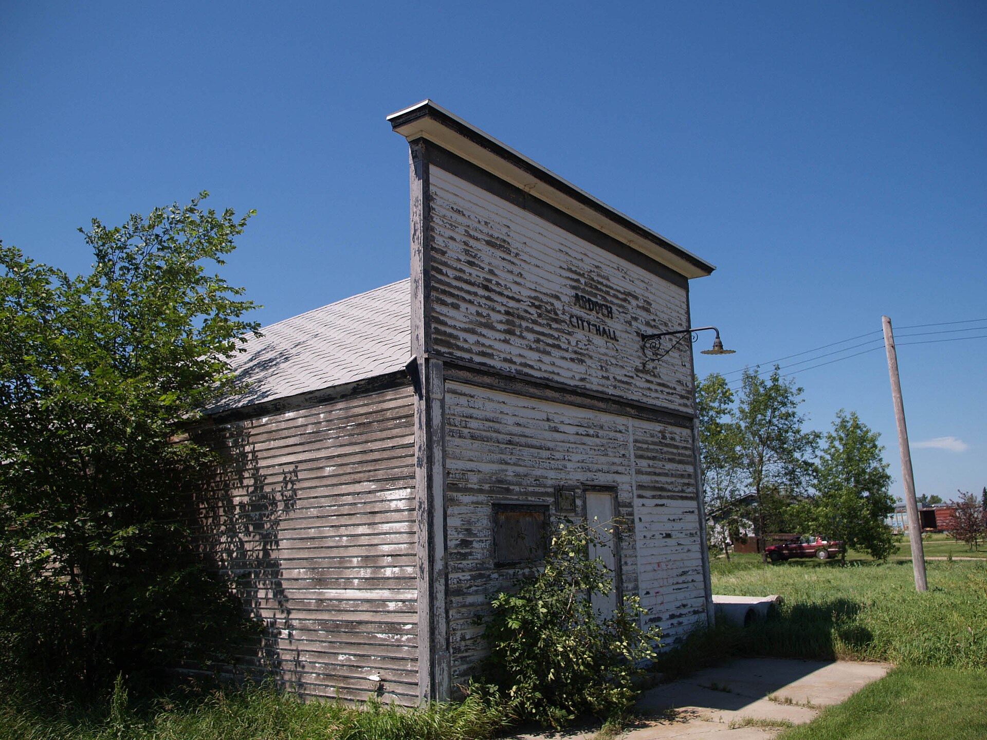 City hall in Ardoch, North Dakota