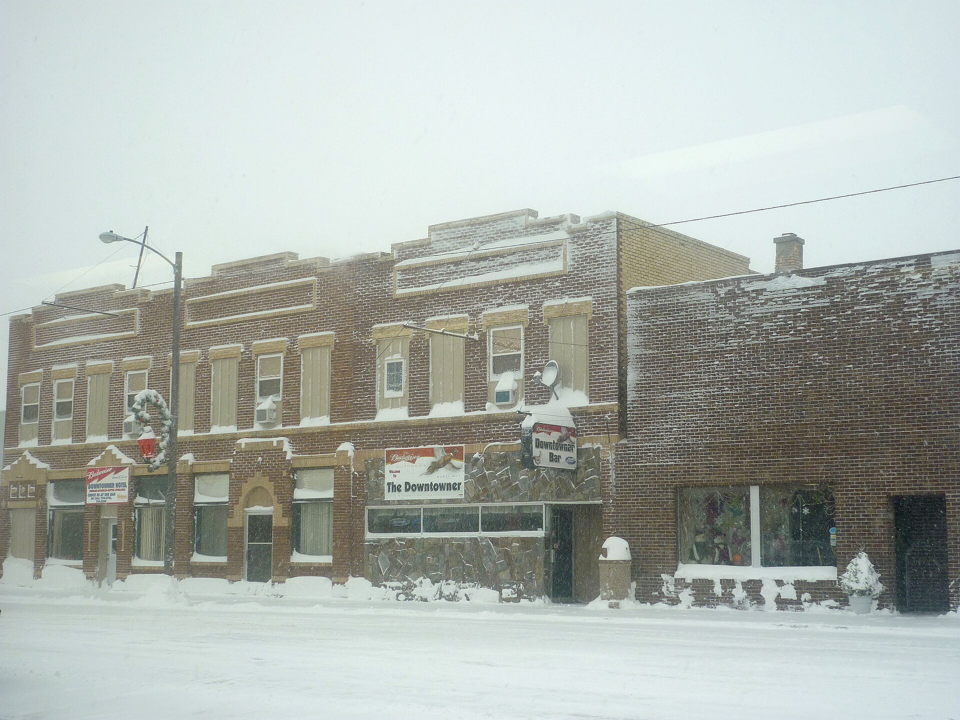 View of downtown Napoleon, North Dakota, USA. — Logan County, North Dakota