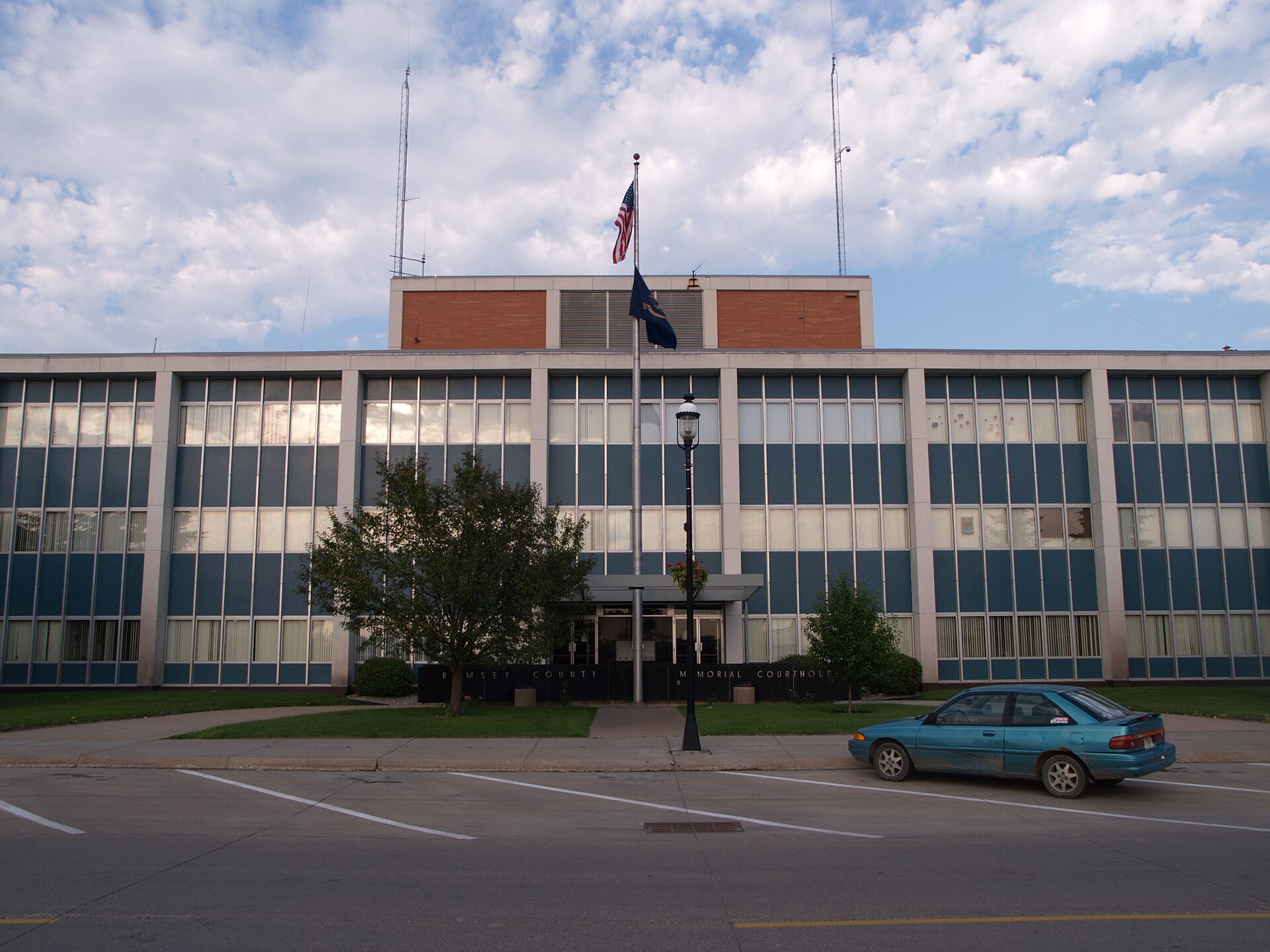 Ramsey County Courthouse — in Devils Lake, Ramsey County, North Dakota.