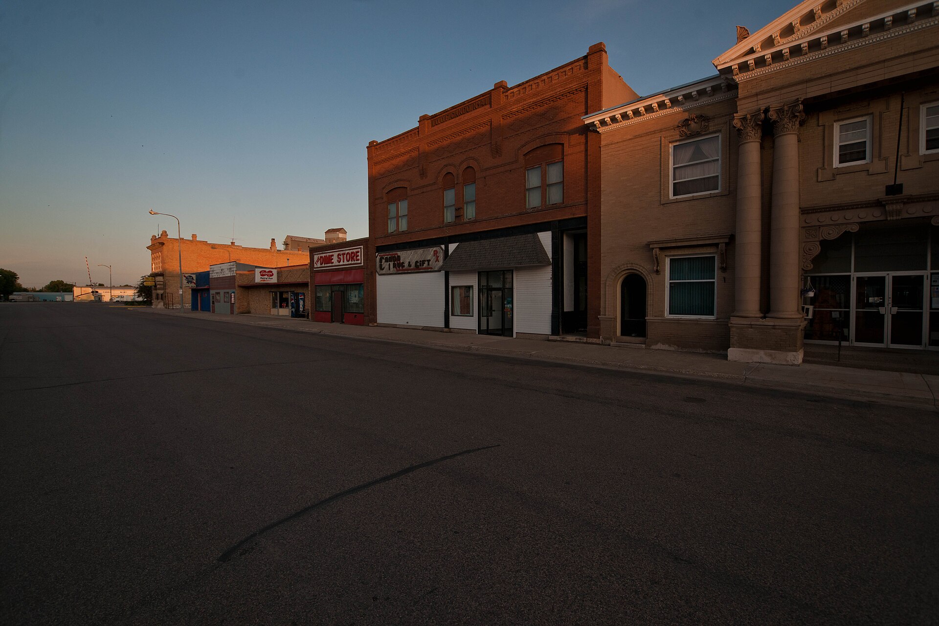 Outdoor view in Cando, North Dakota