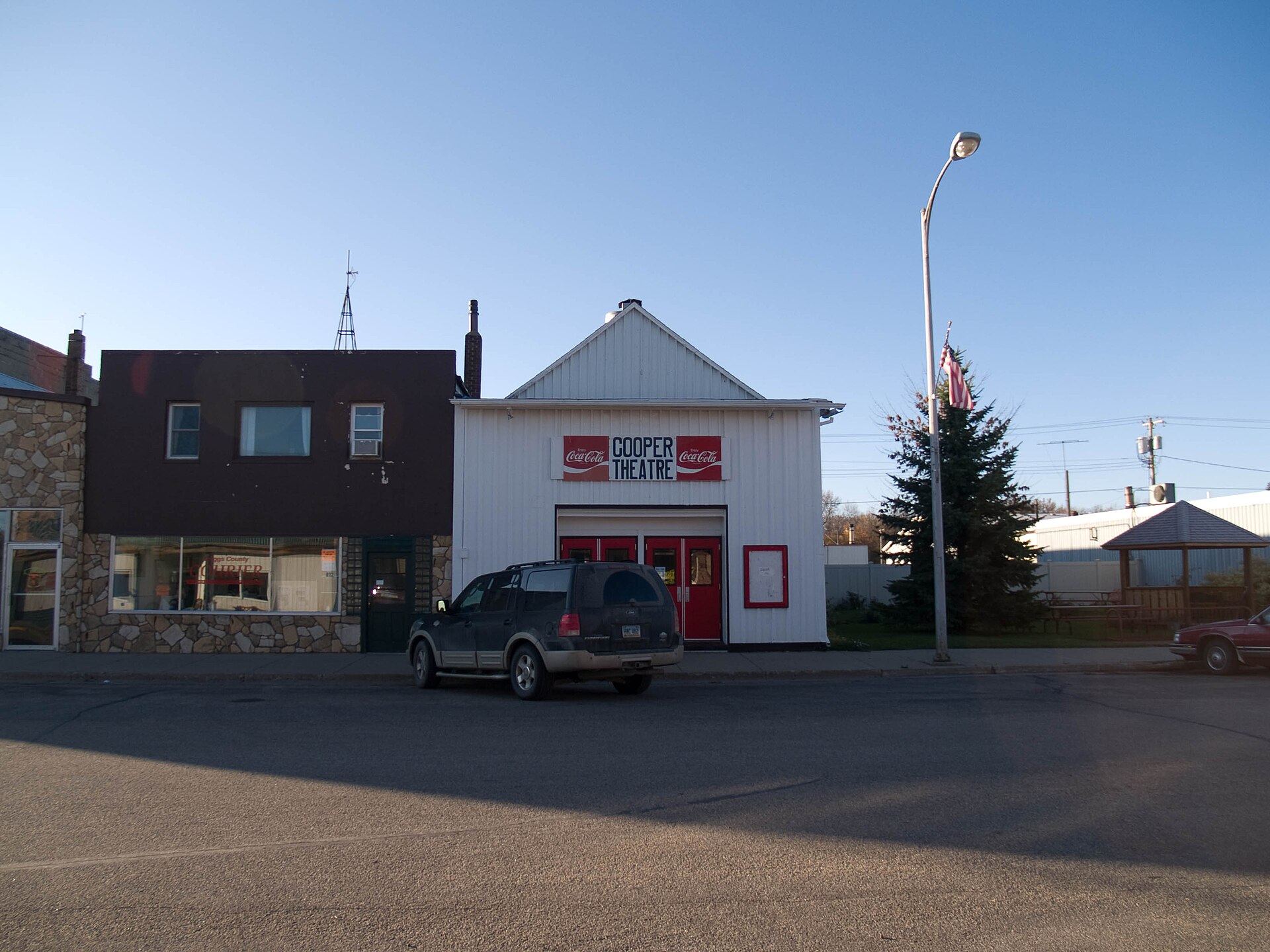 Cooper Theatre in w:Cooperstown, North Dakota.